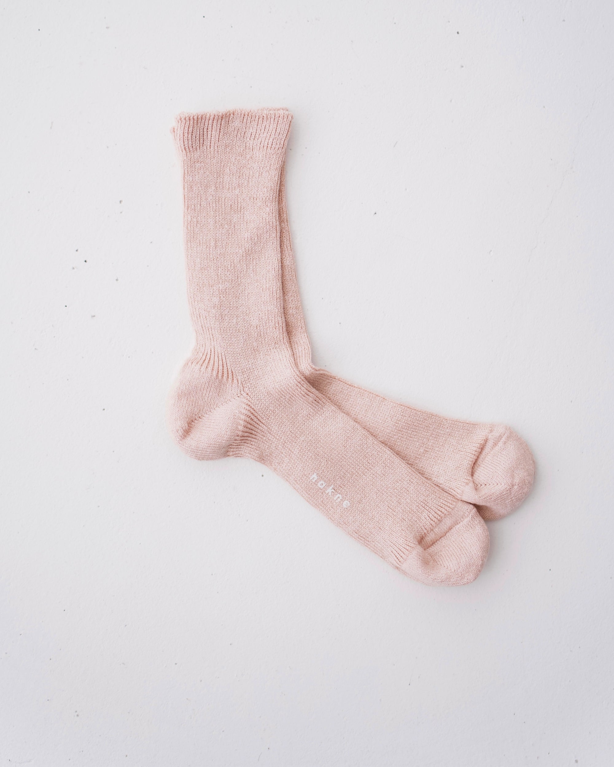 hakne : linen ribbed socks
