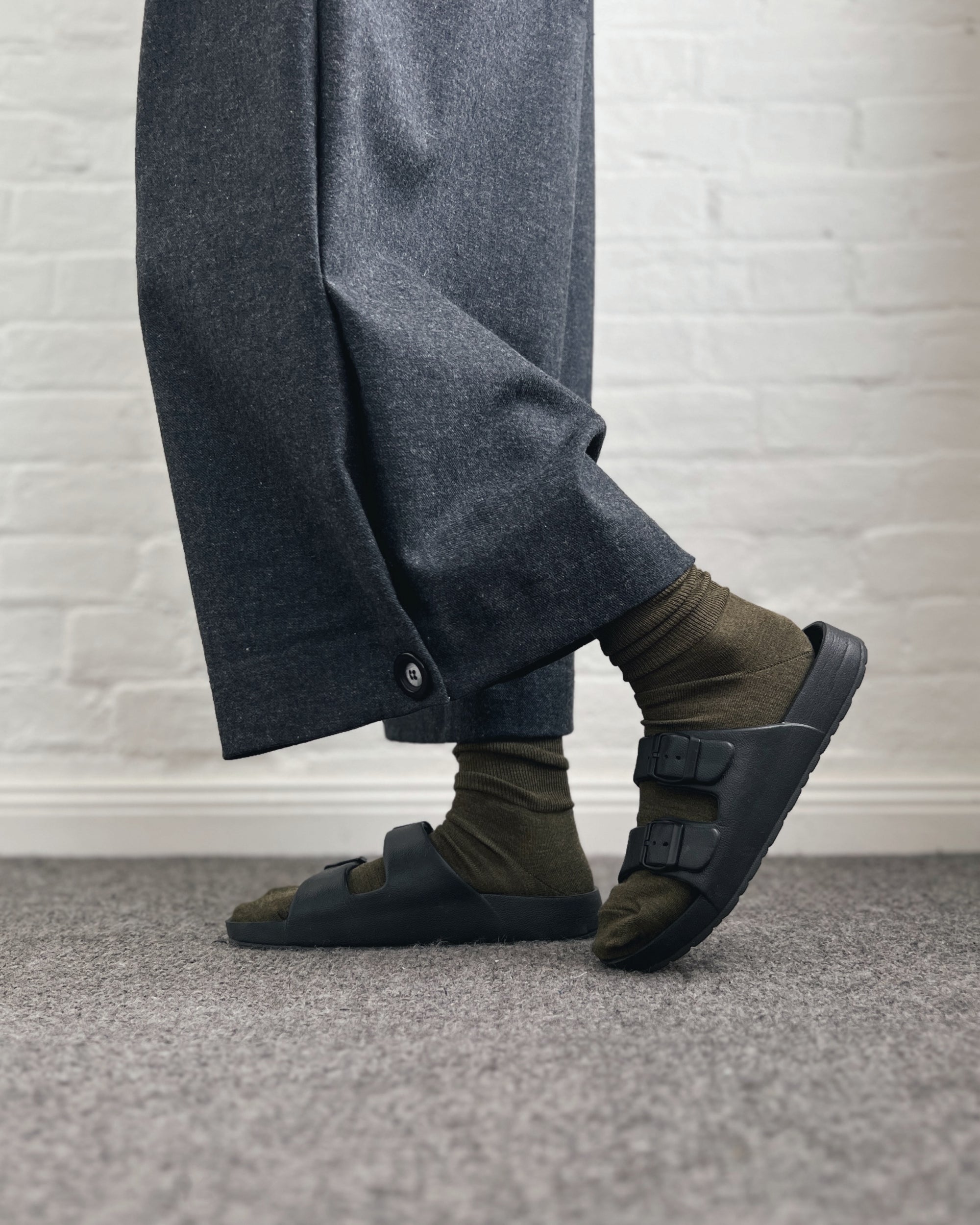 hakne : merino wool ribbed socks