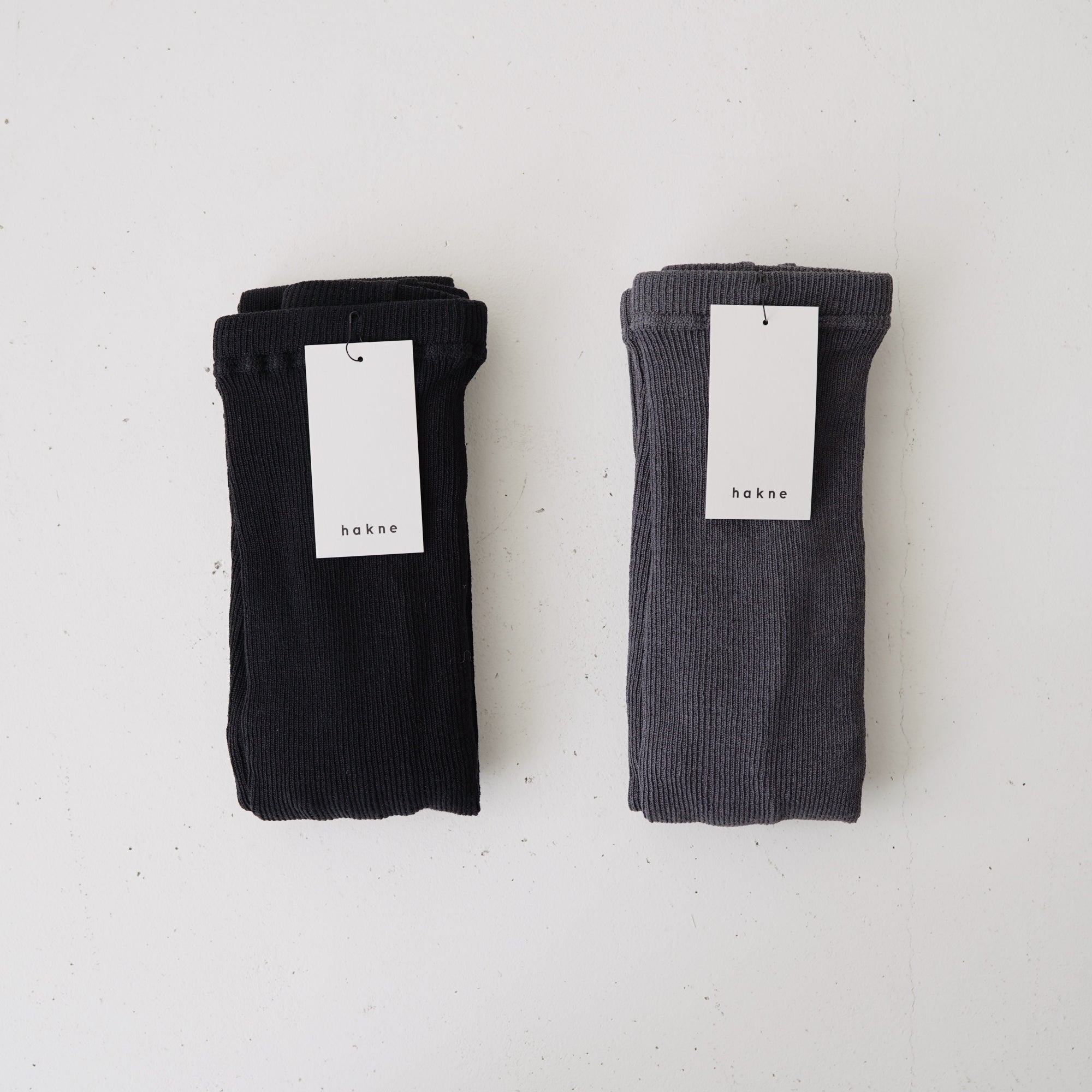 hakne : silk cotton ribbed tights