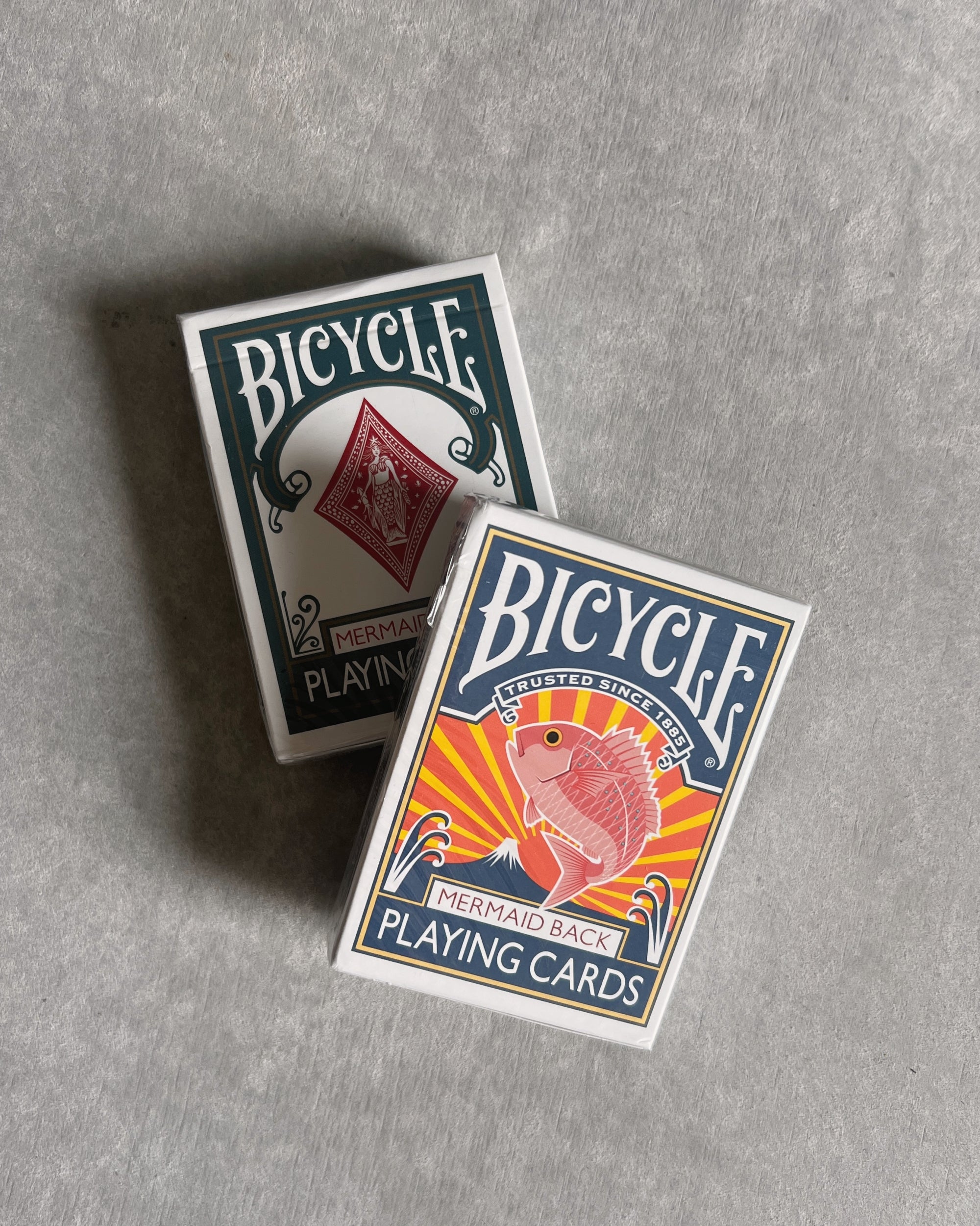 itoya x bicycle : mermaid back playing cards v2