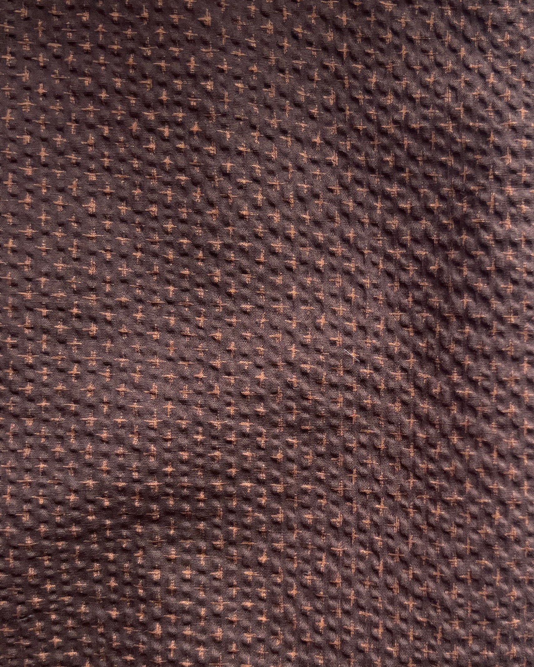 LJ struthers : textured cotton quadro dress