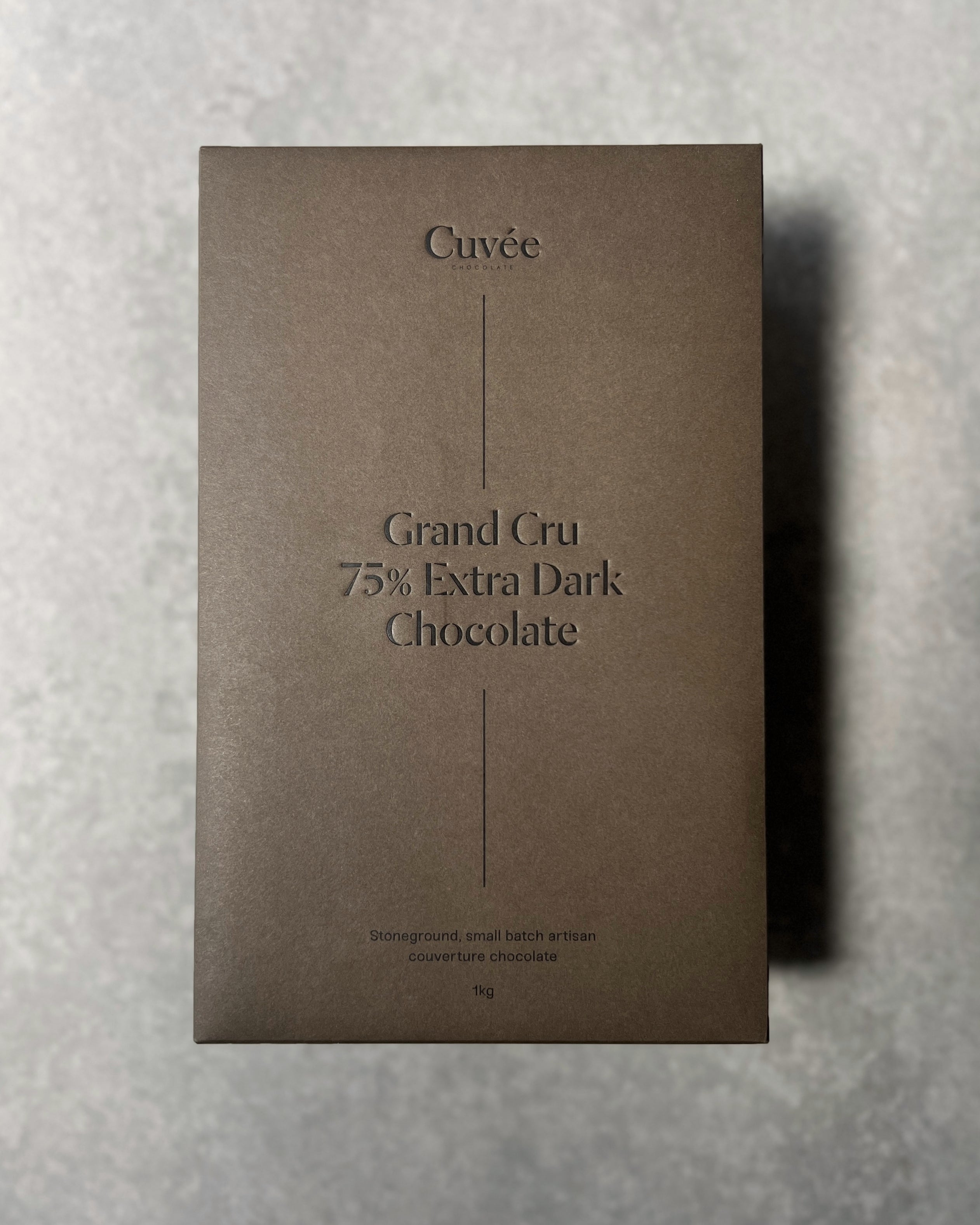 Cuvée : mighty grand cru 75% dark chocolate