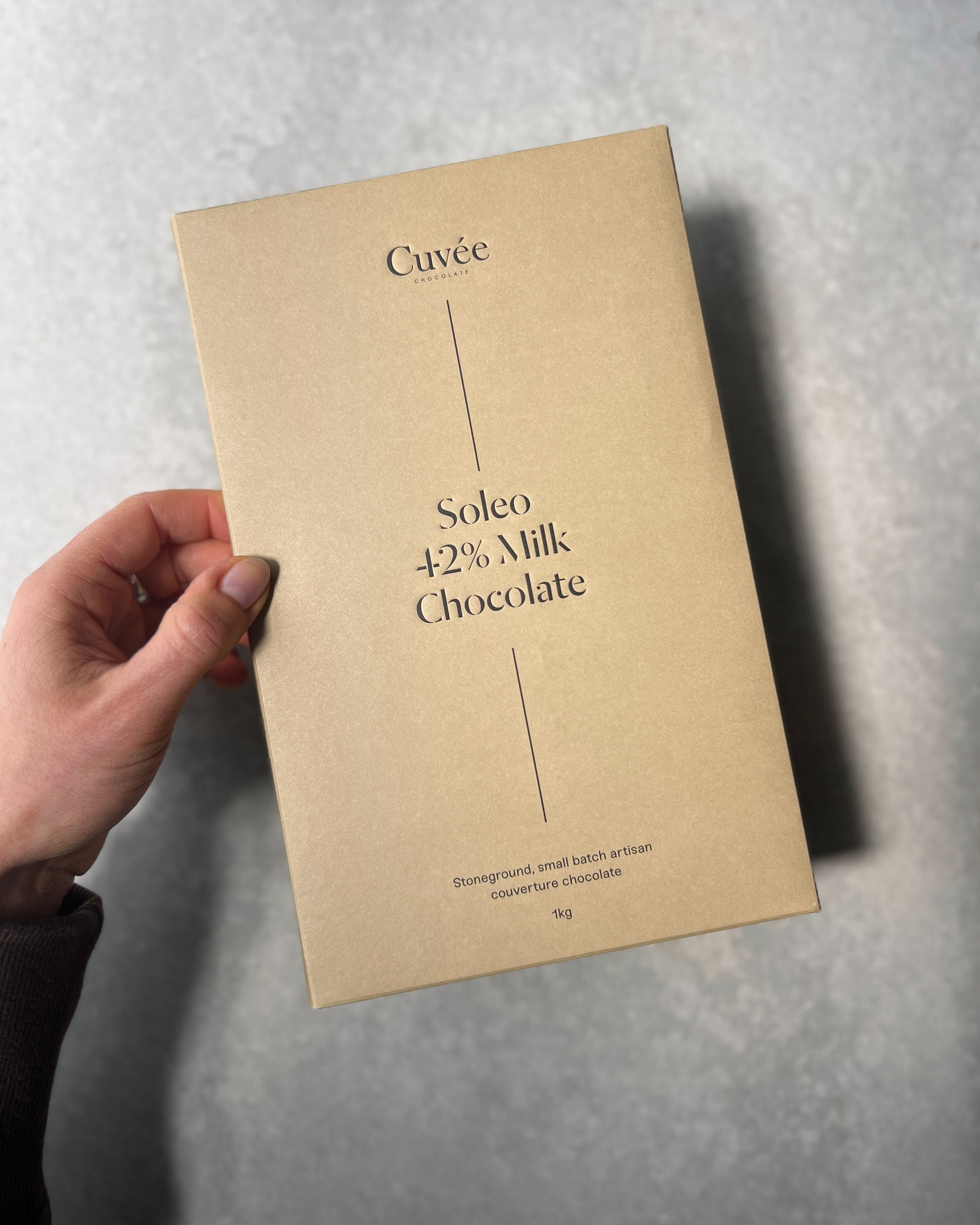 Cuvée : mighty soleo 42% milk chocolate
