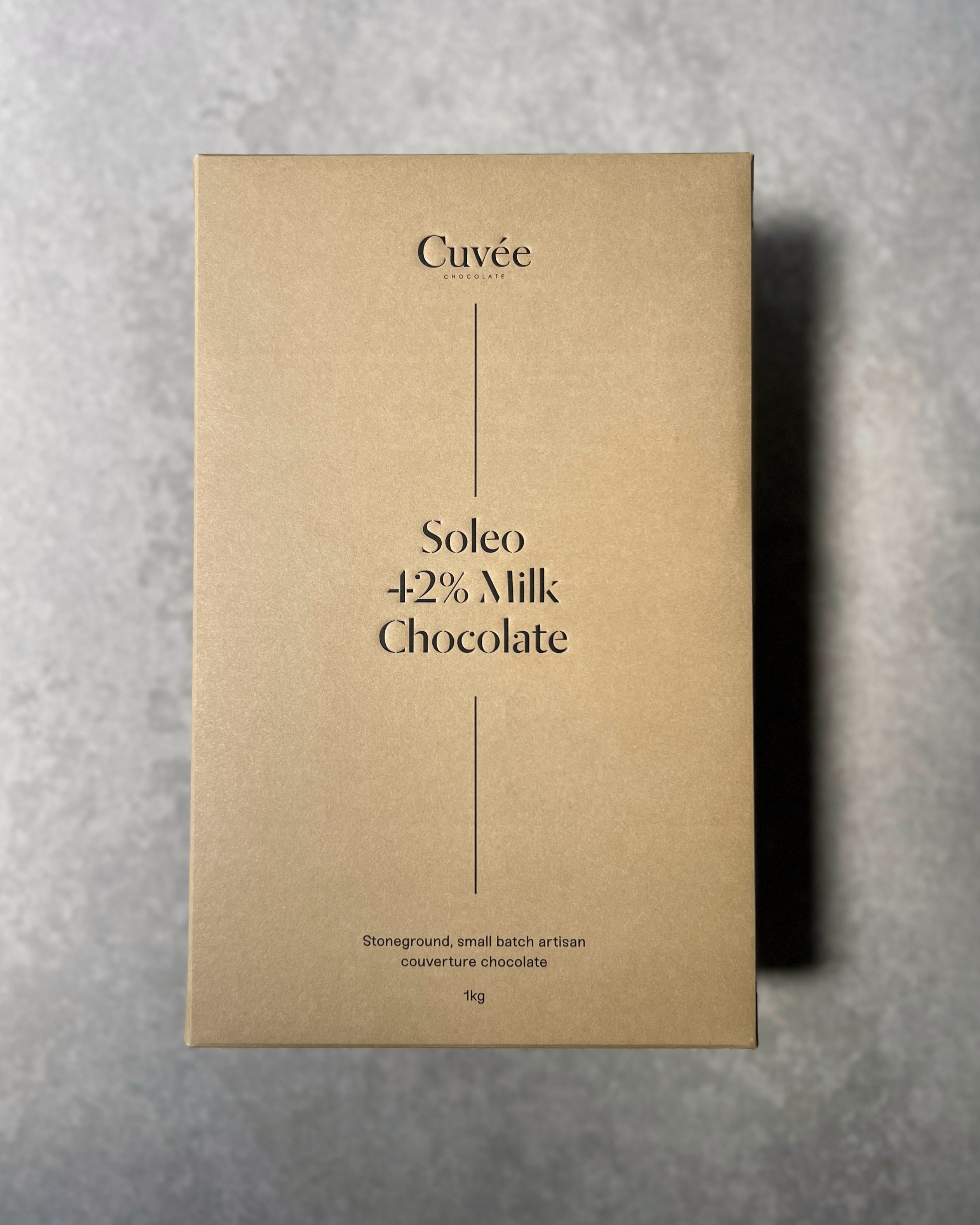Cuvée : mighty soleo 42% milk chocolate
