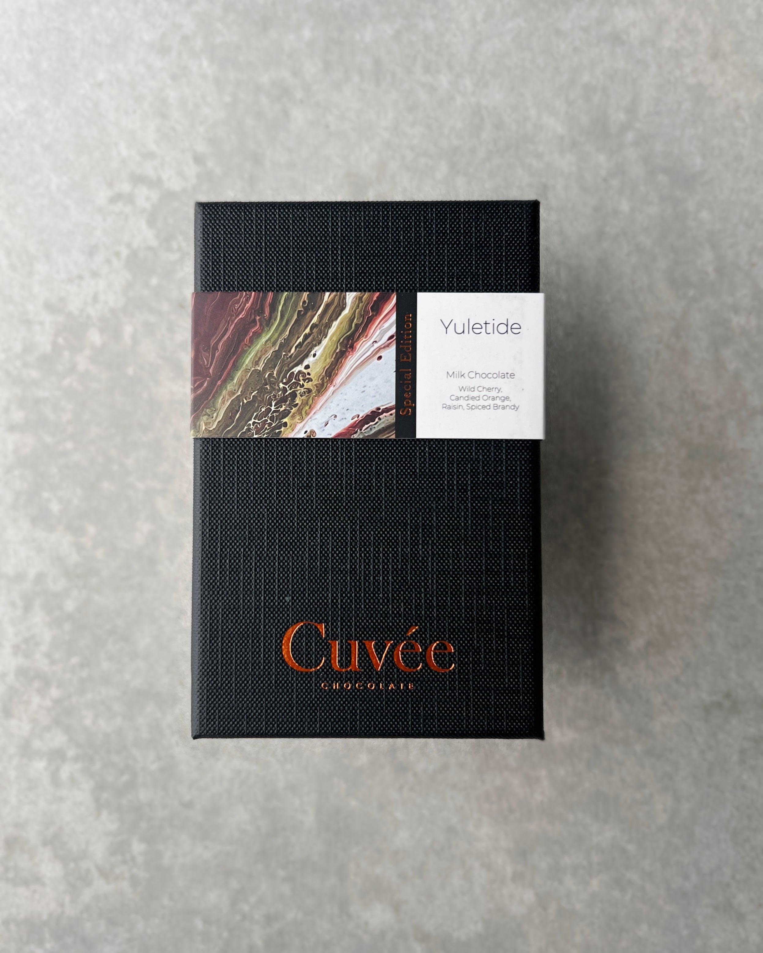 Cuvée : yuletide milk chocolate