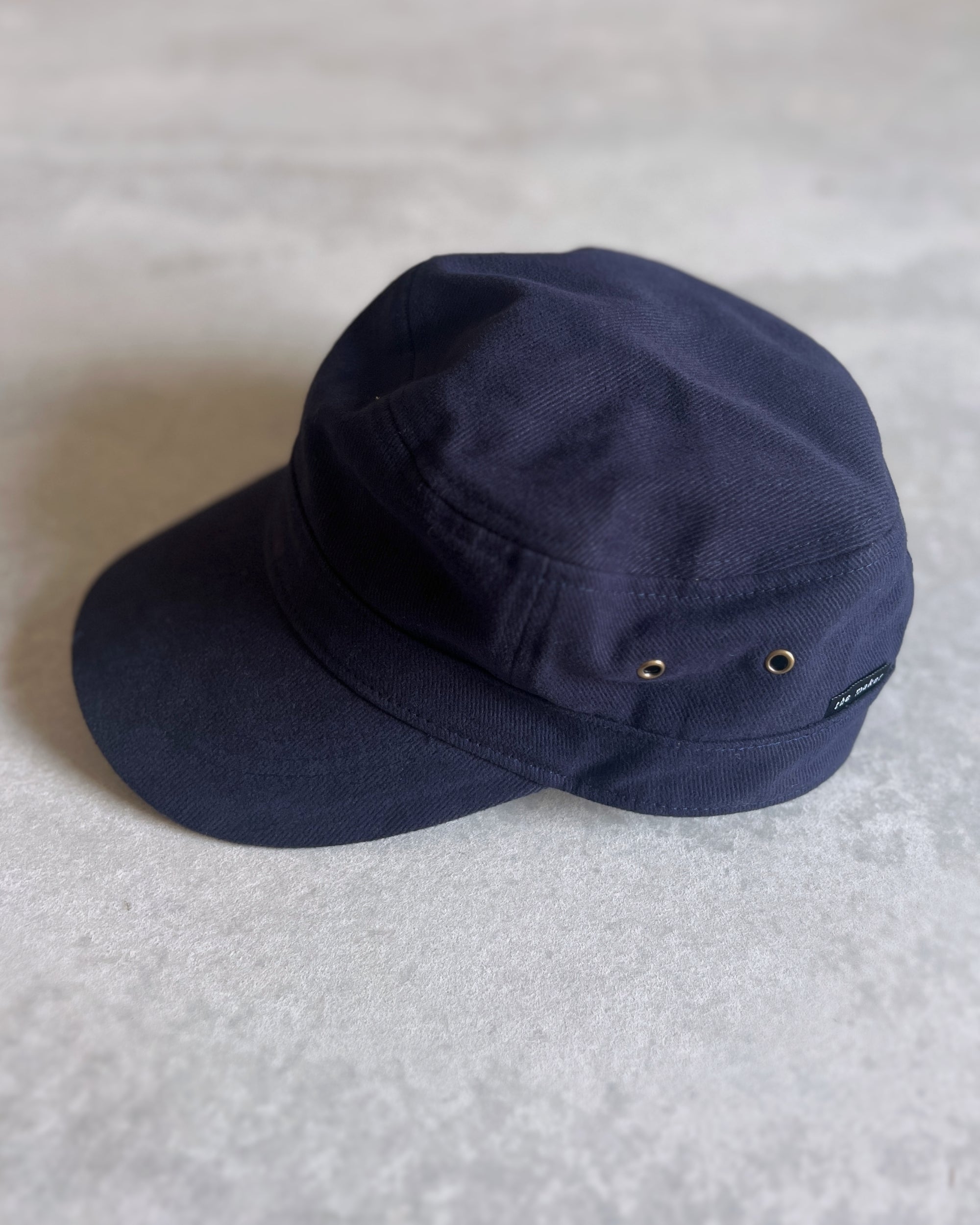 'm' for the maker : field cap in indigo