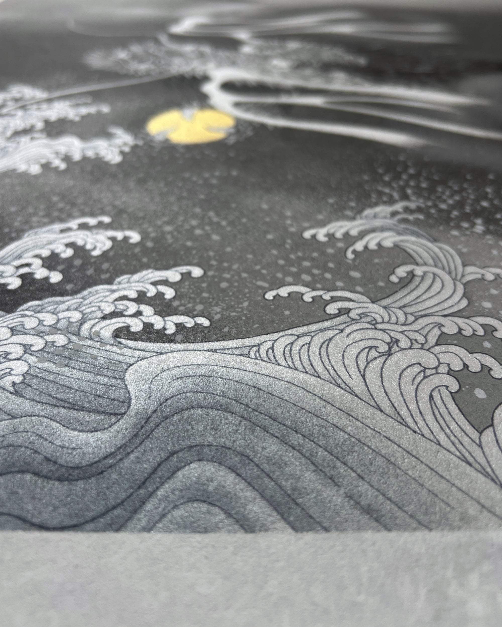 sogara yuzen washi : dragon in mt. fuji