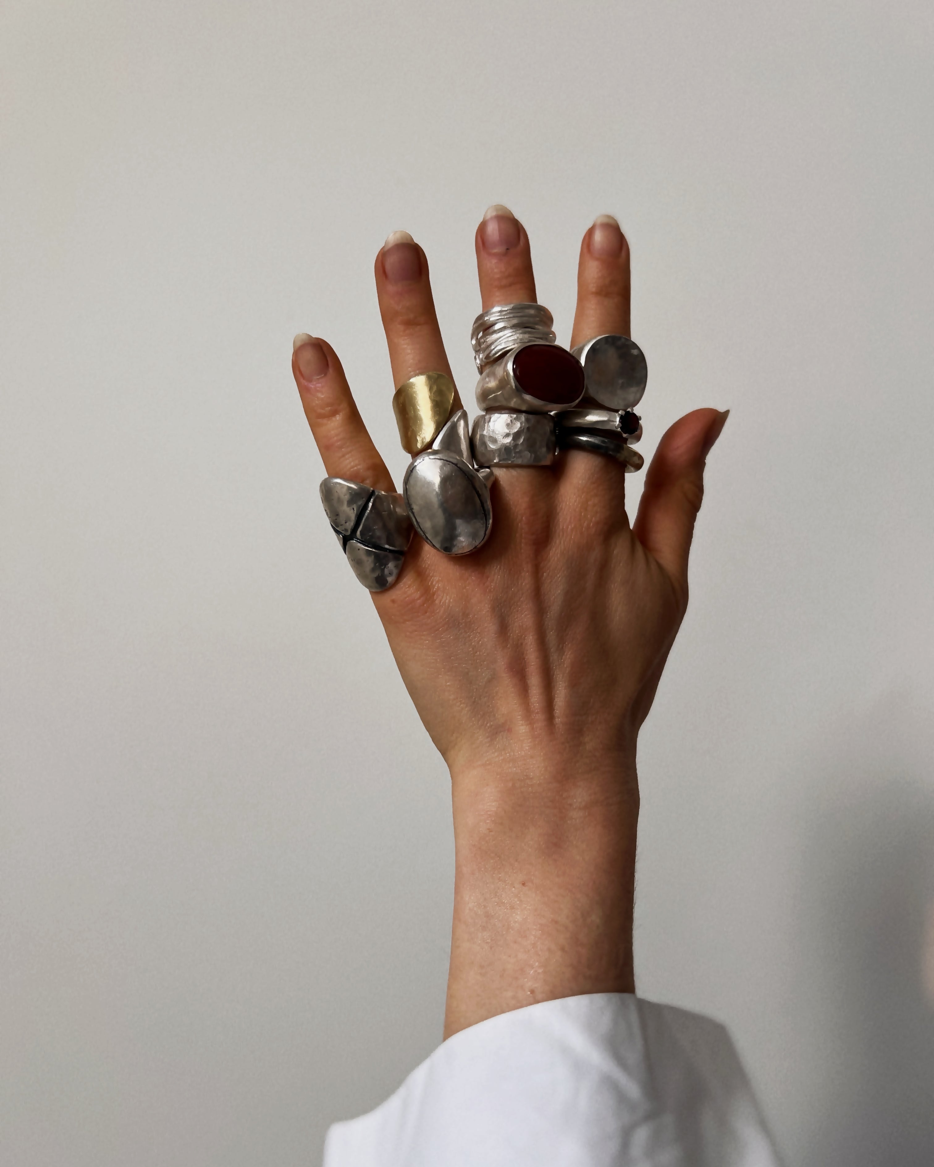 Ewa : rose gold luna ring