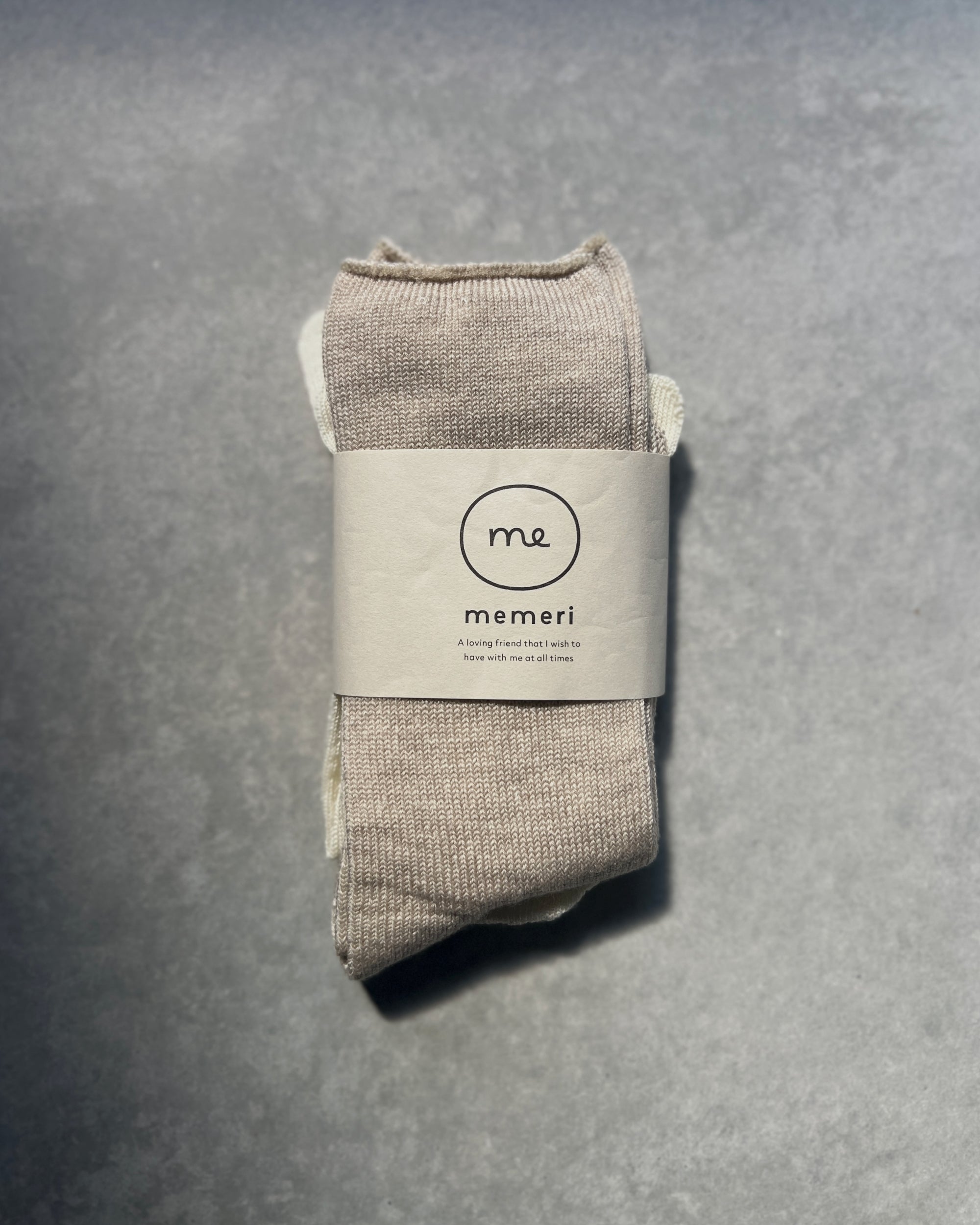 memeri : wool silk layered sock set
