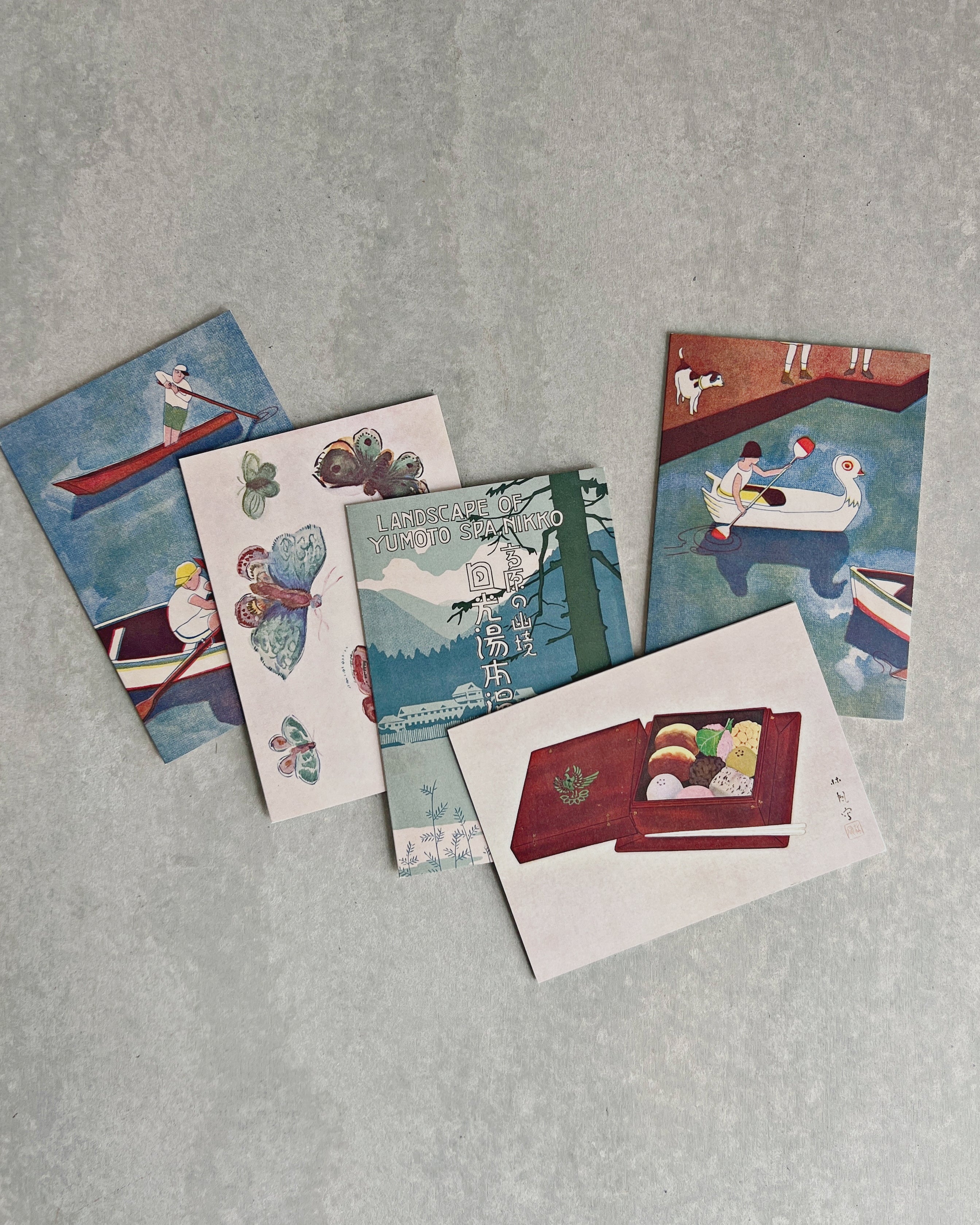 kiku print : greeting card - wagashi