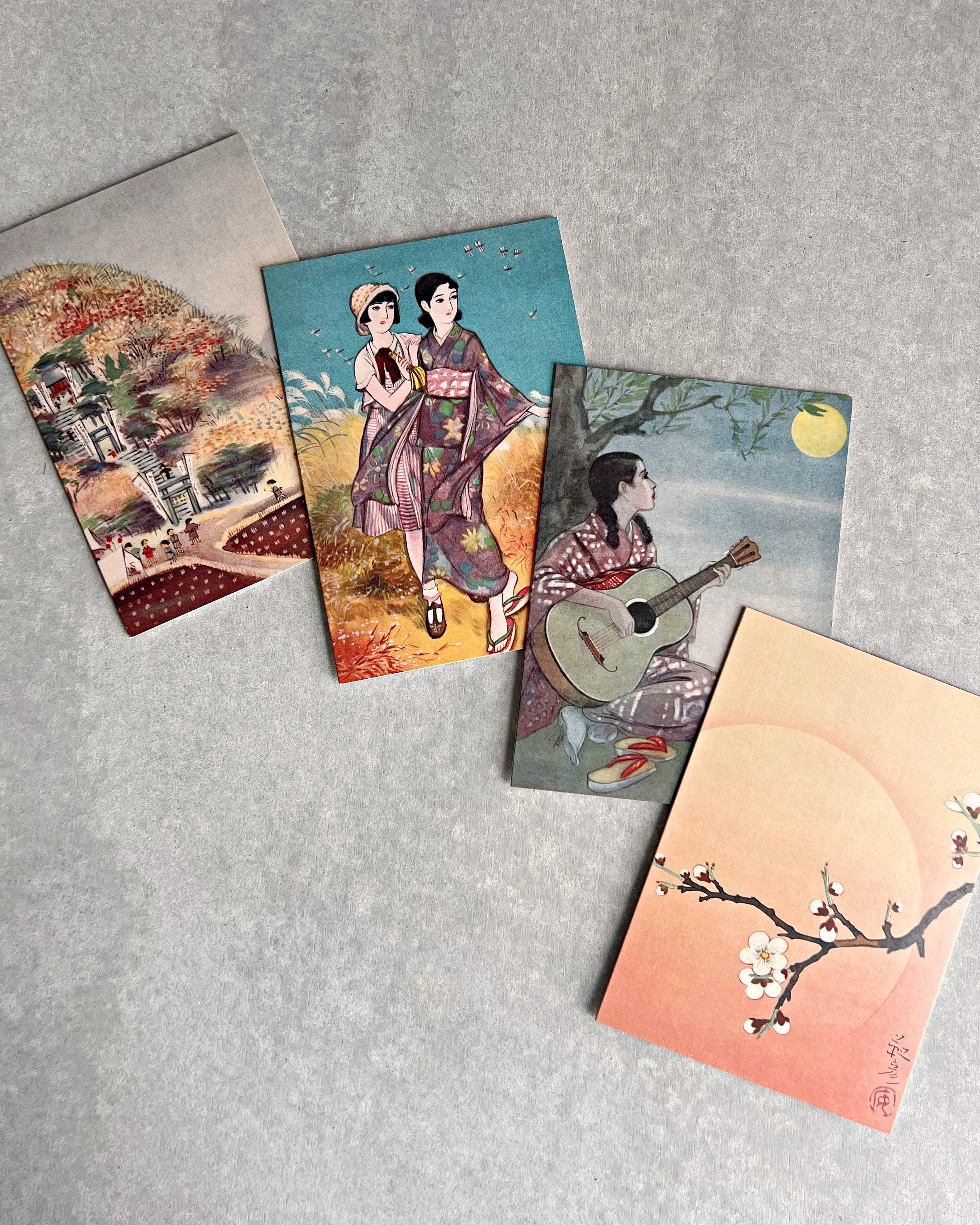 kiku print : greeting card - autumn day