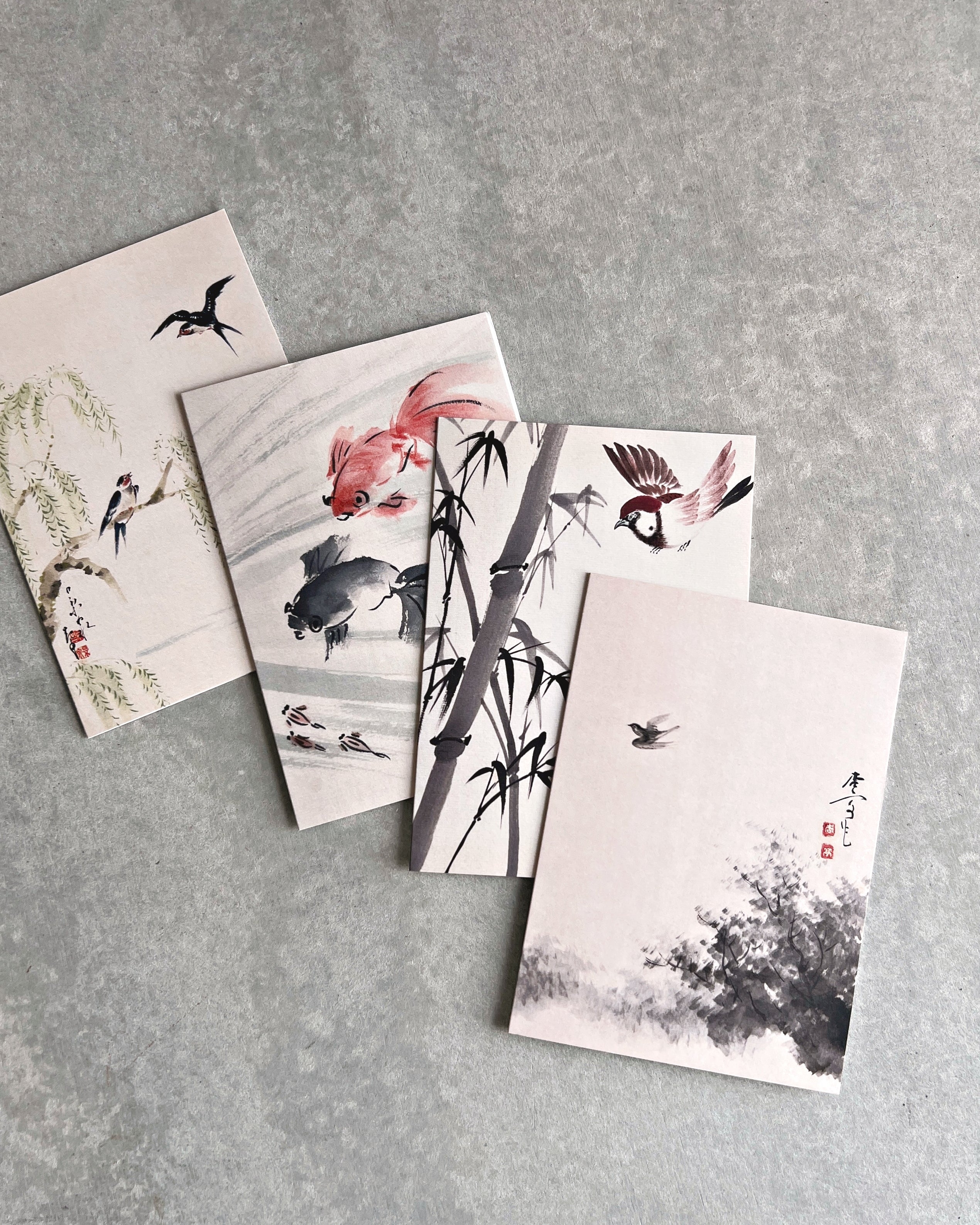 kiku print : greeting cards - homecoming