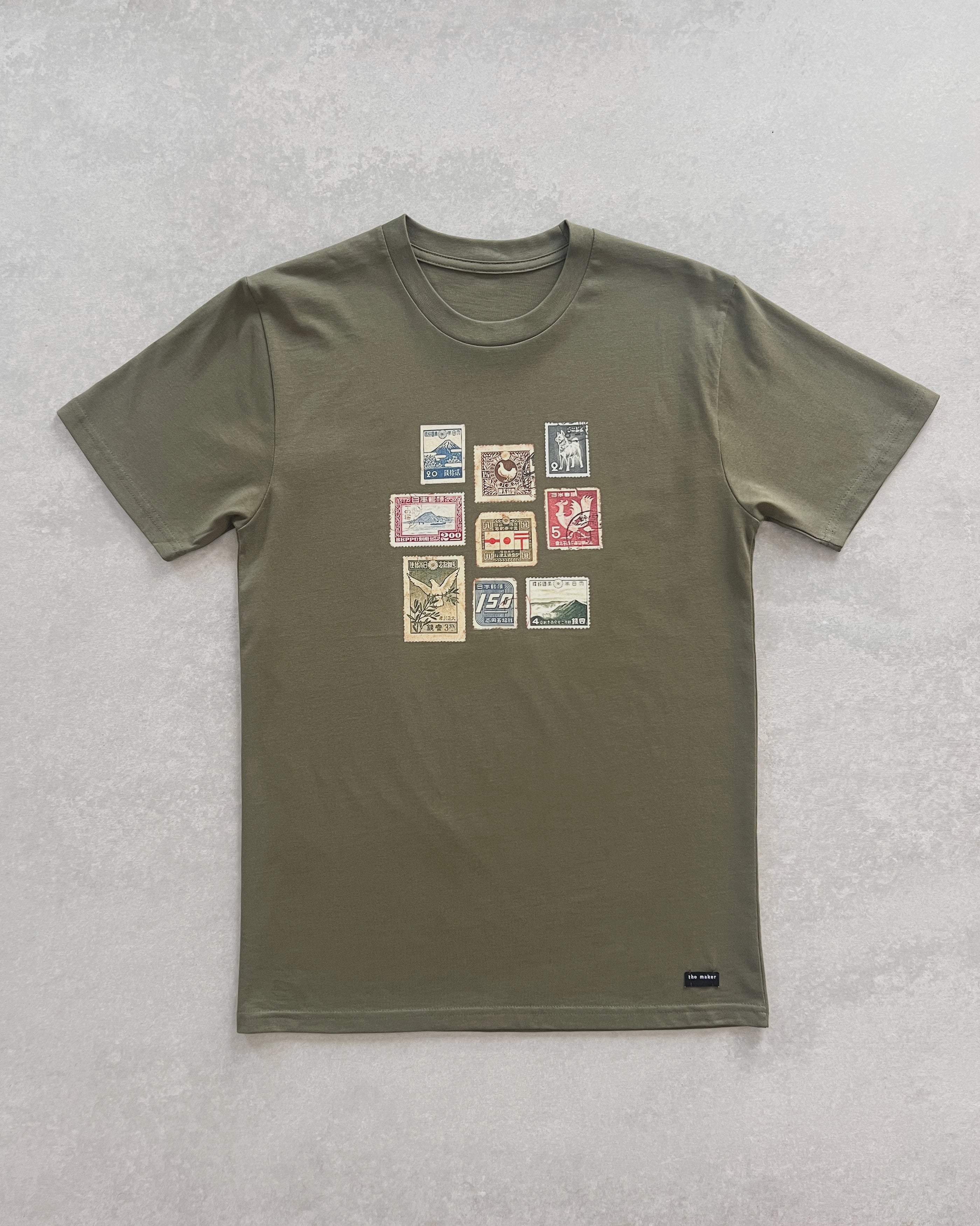 the maker tee : stamp collector