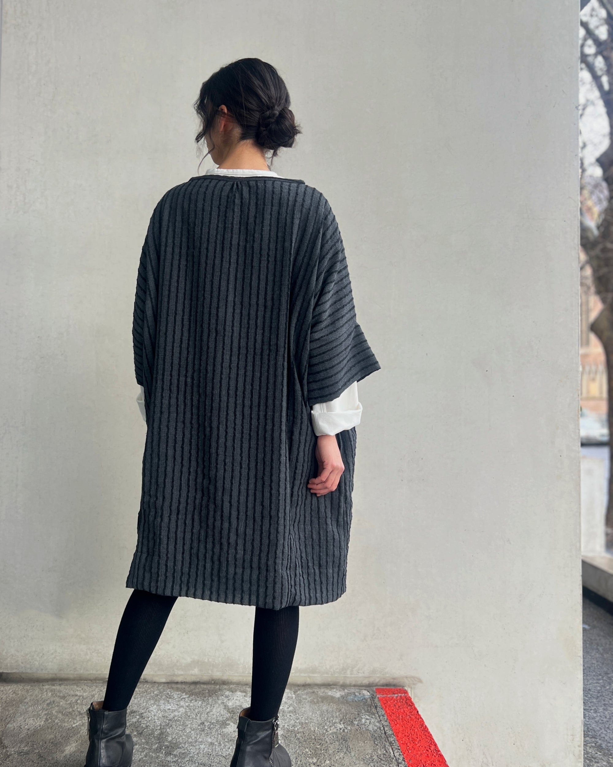 LJ struthers : wool quadro dress
