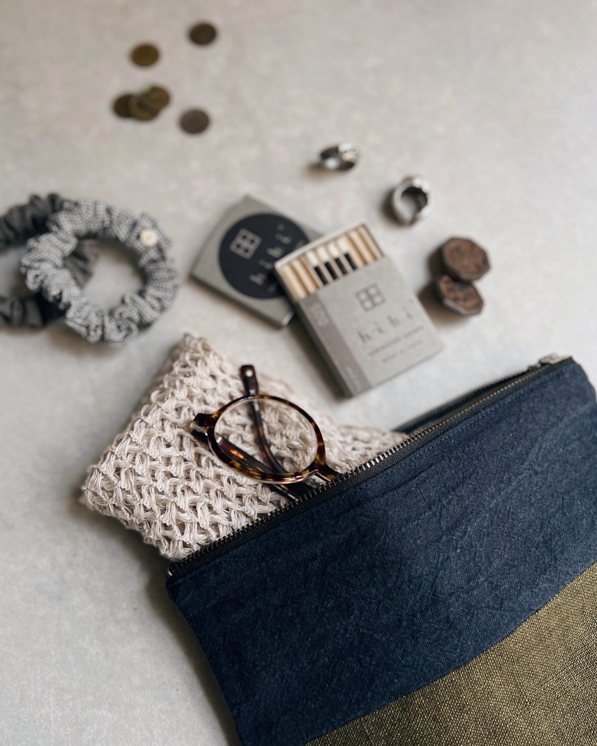 handmade linen bag from the maker hobart