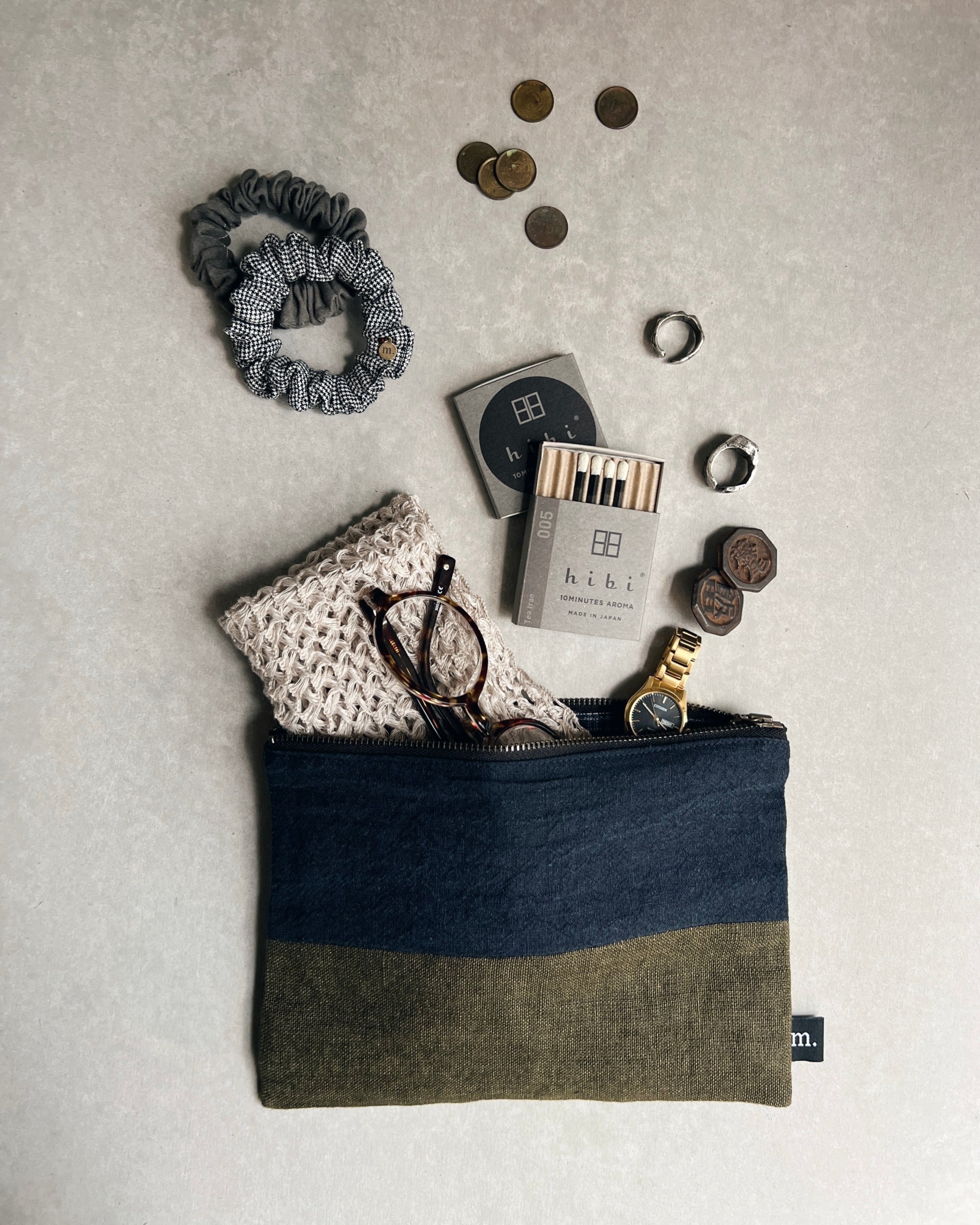 linen hachi bag made in hobart from japanese fabric