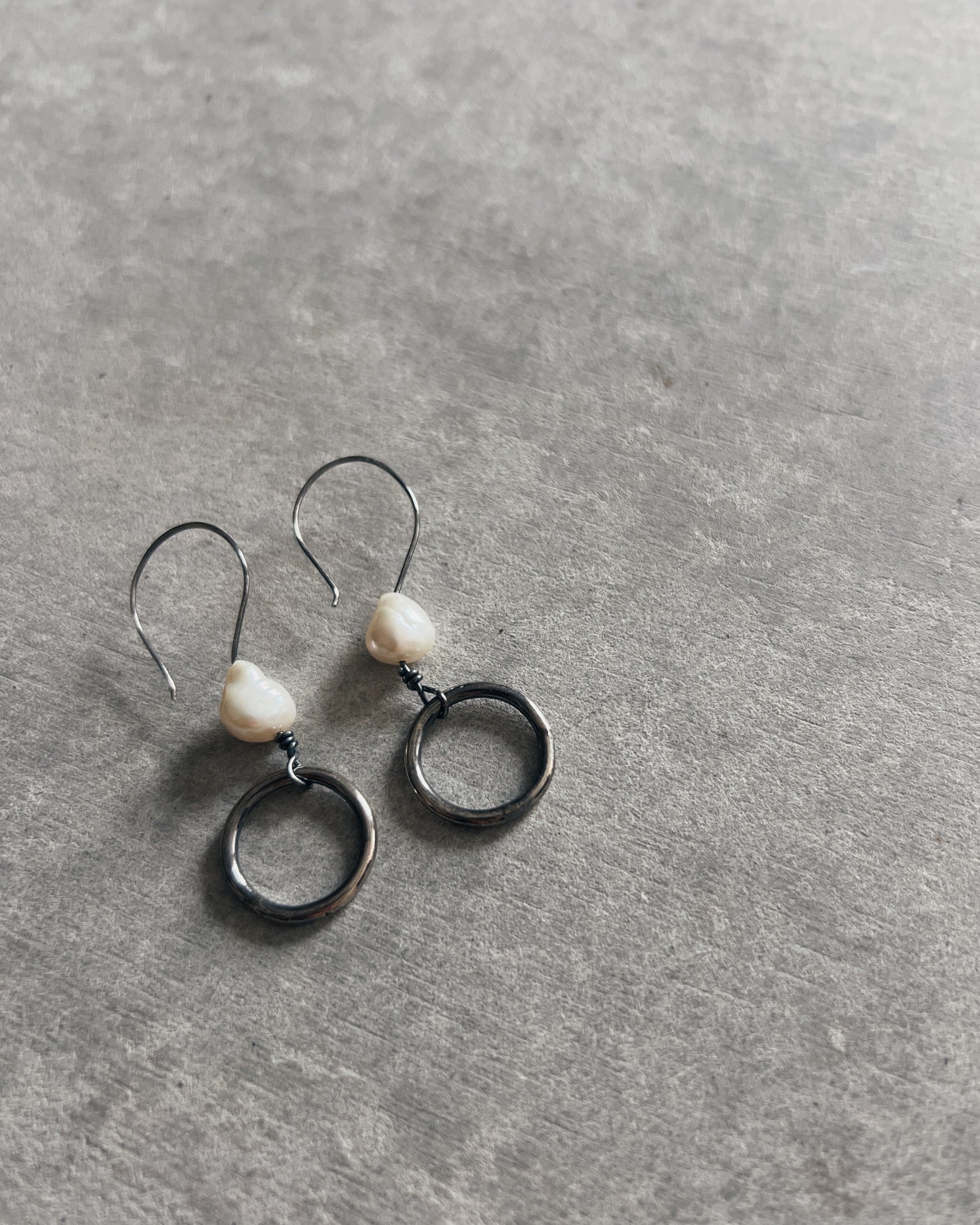 steamylab : fresh water pearl earrings