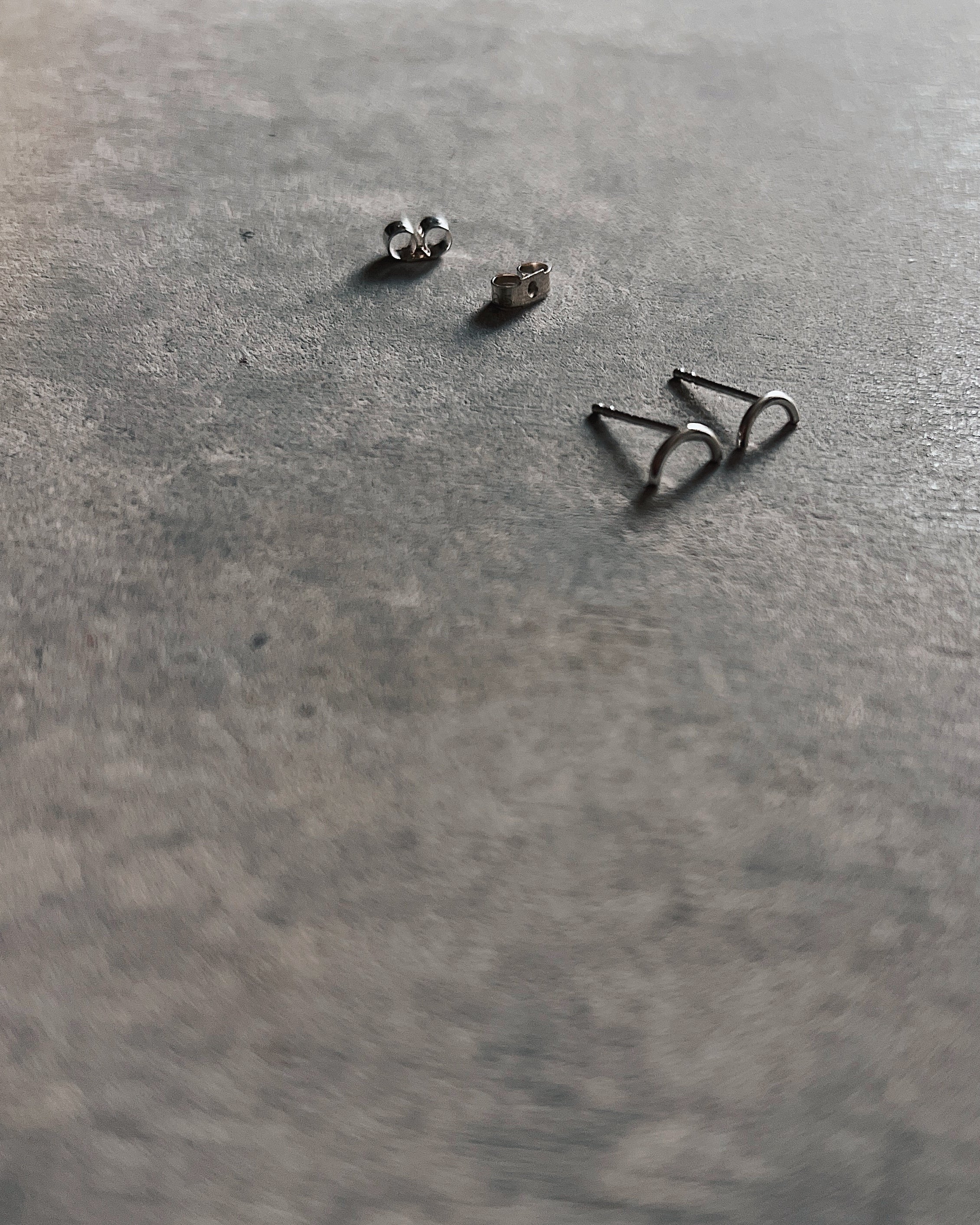 steamylab : crescent earrings