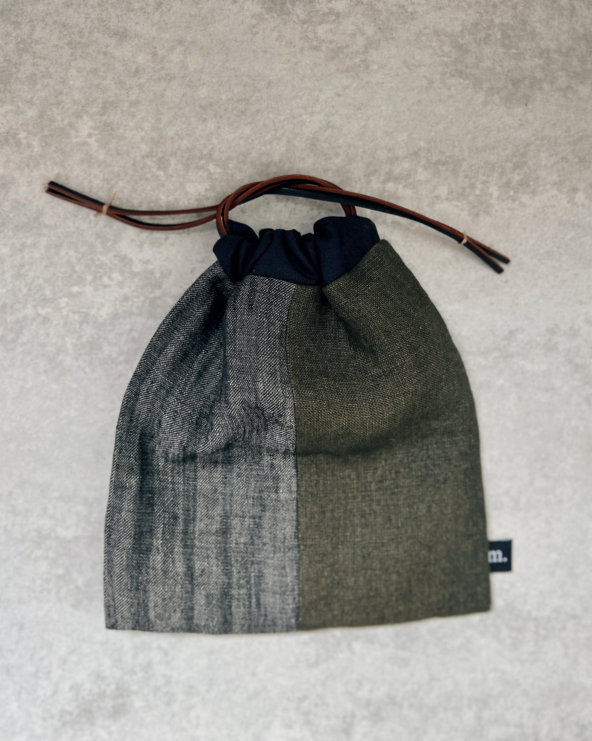 Handmade japanese cotton bag, sewn for the maker hobart