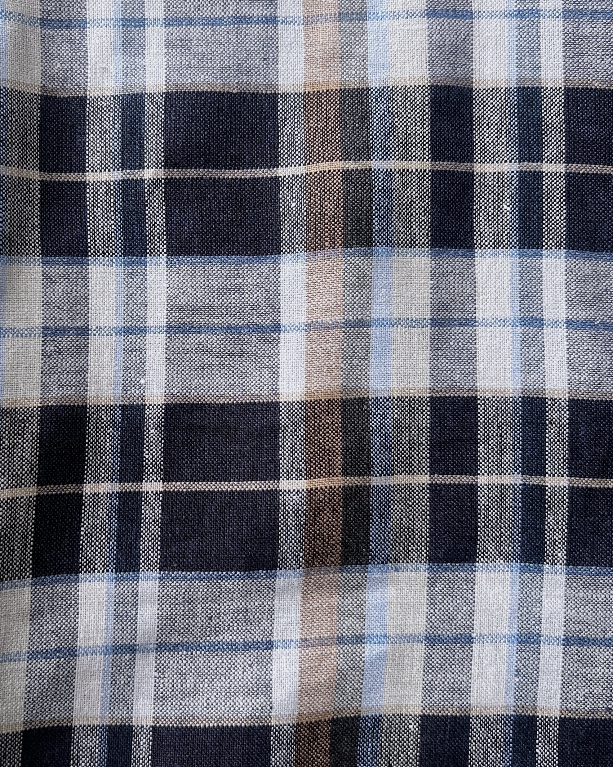 LJ struthers : linen quadro dress