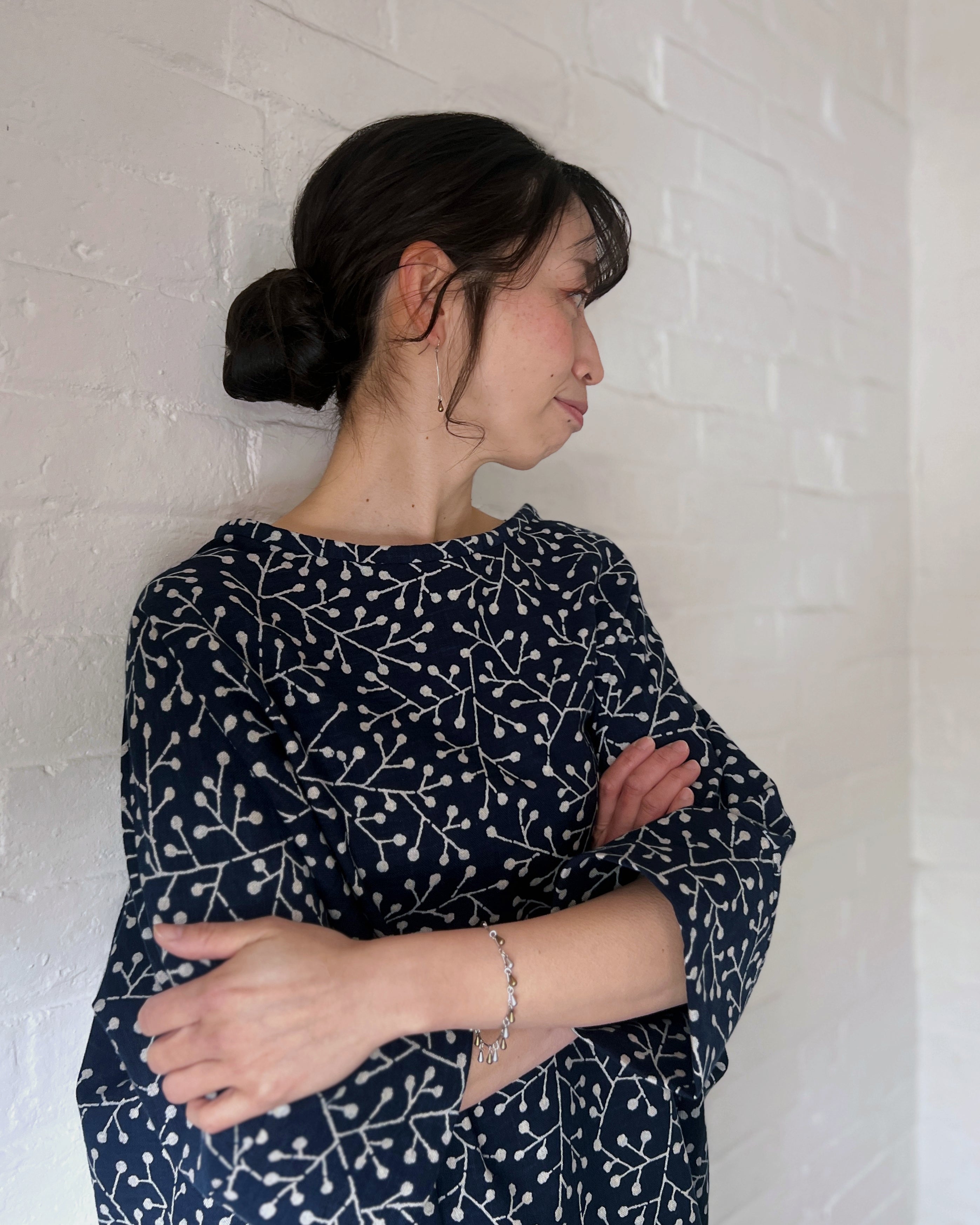 LJ struthers : cotton lunar smock