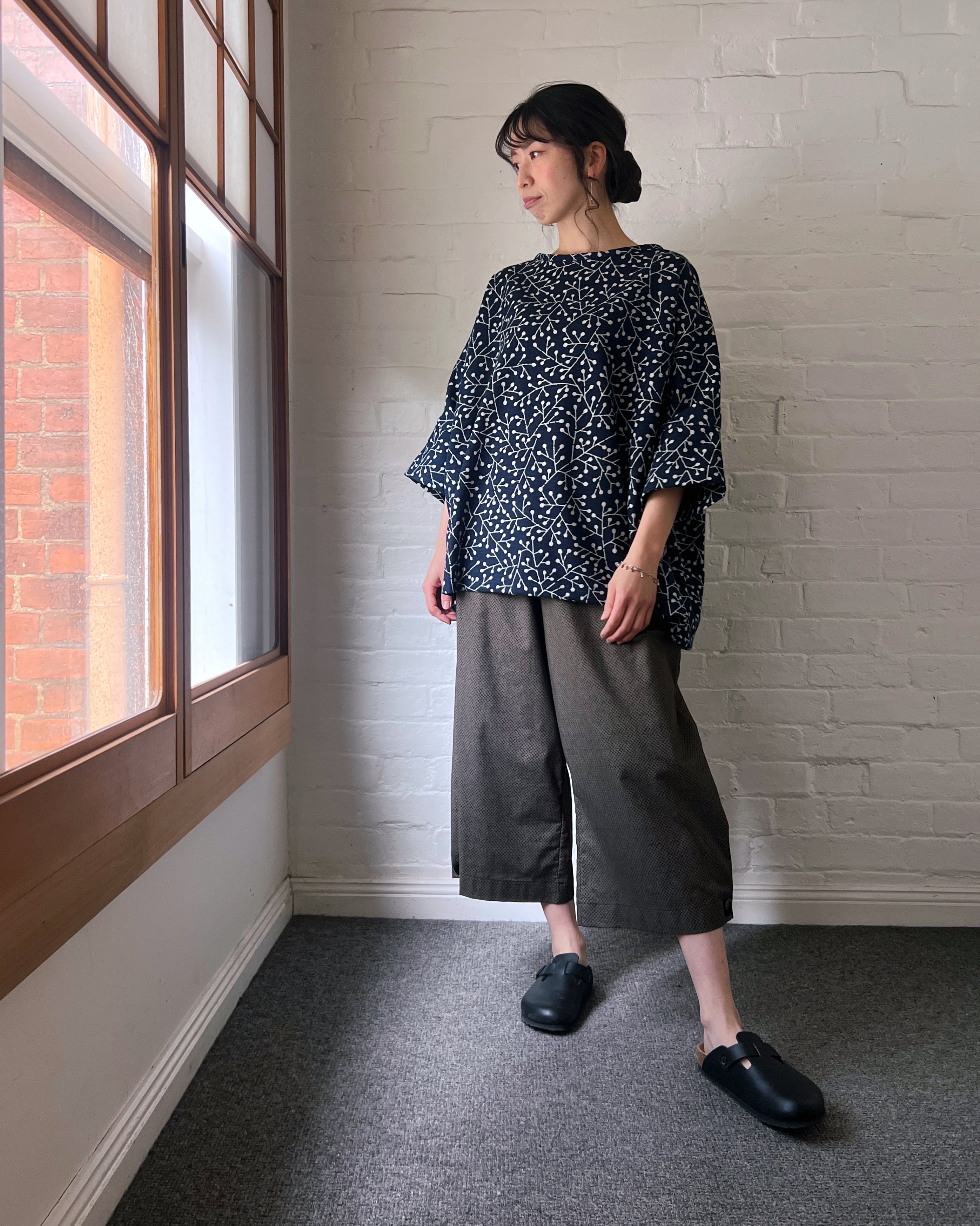 LJ struthers : cotton lunar smock