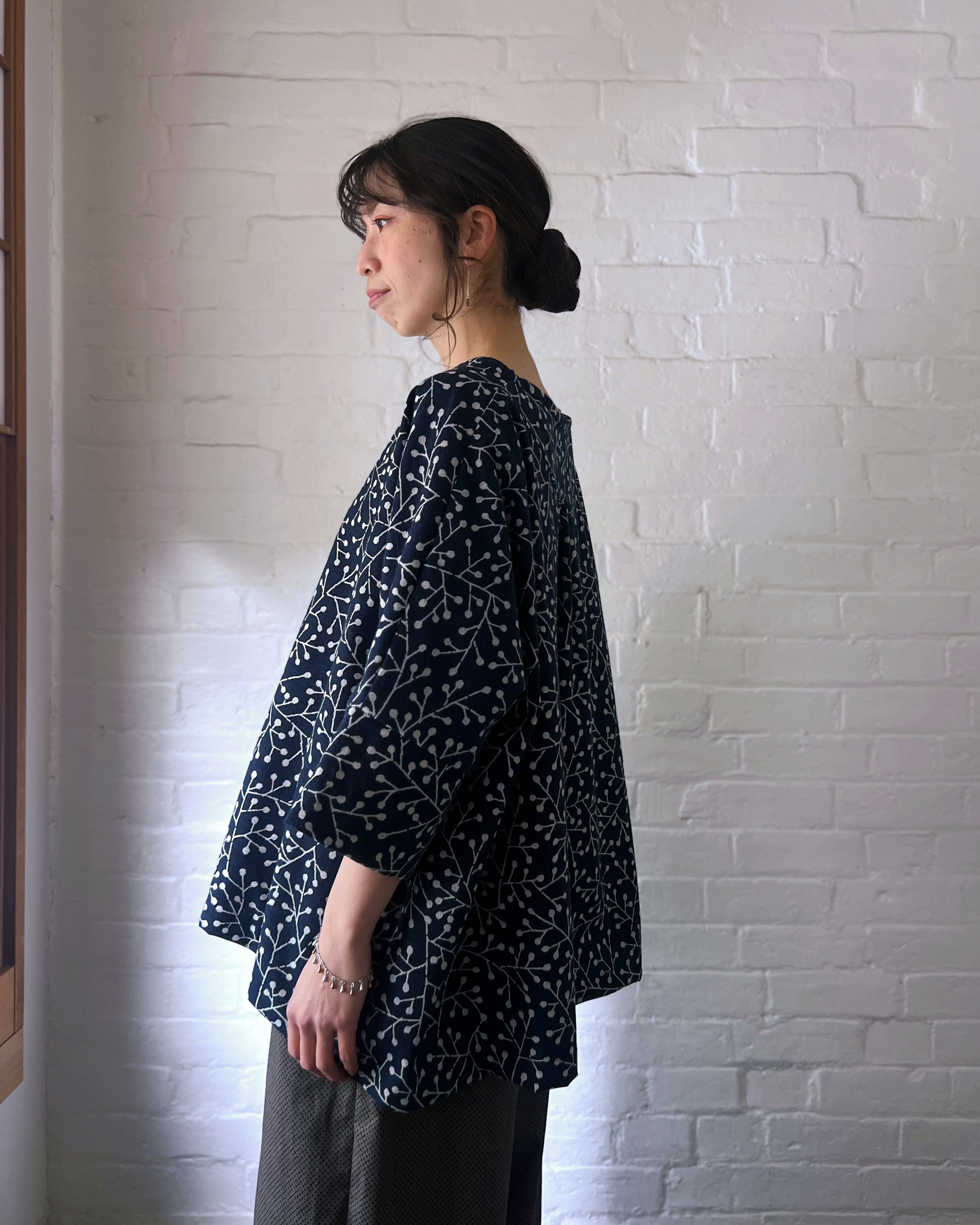 LJ struthers : cotton lunar smock