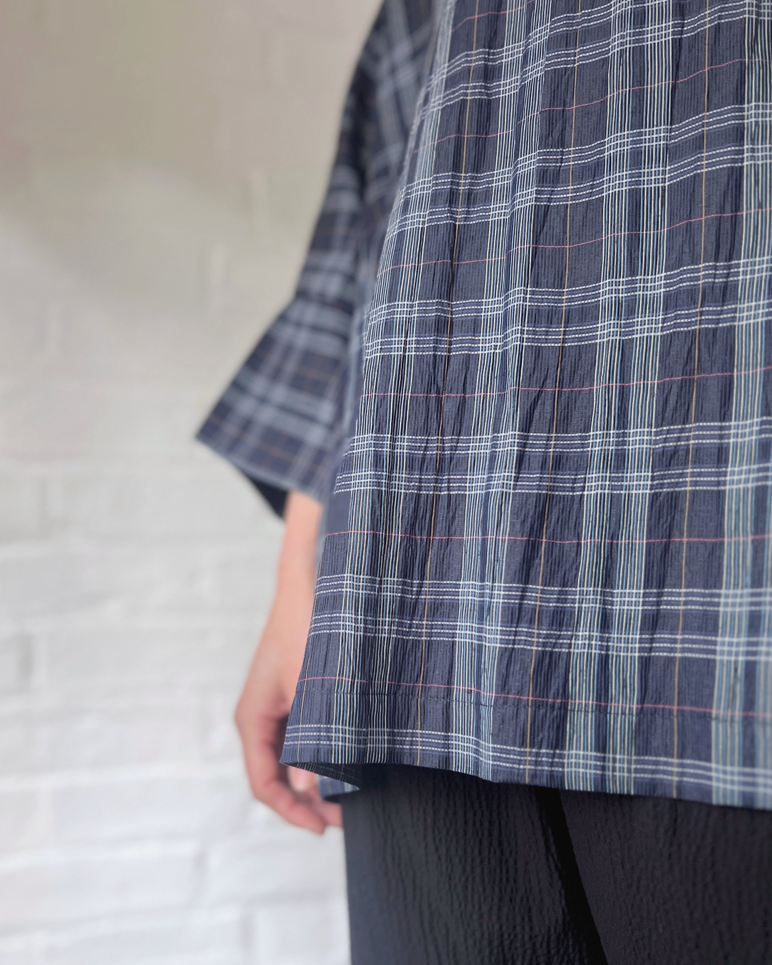 LJ struthers : fine cotton lunar smock