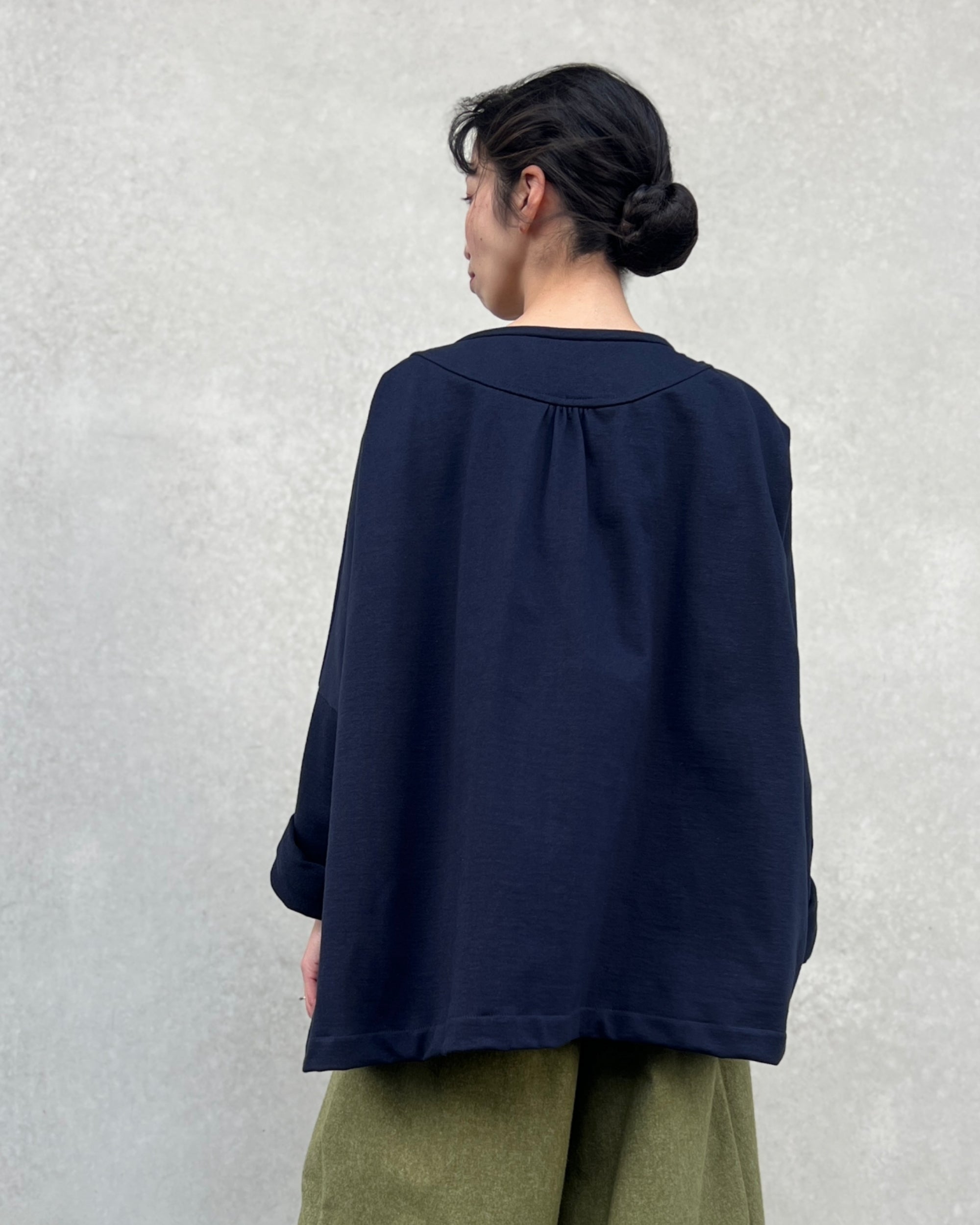 LJ struthers : cotton knit jersey parallel smock