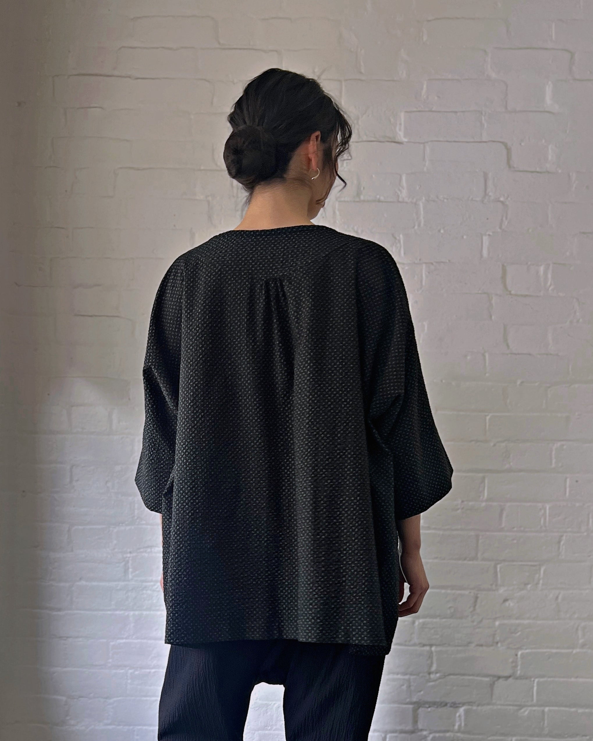 LJ struthers : cotton lunar smock