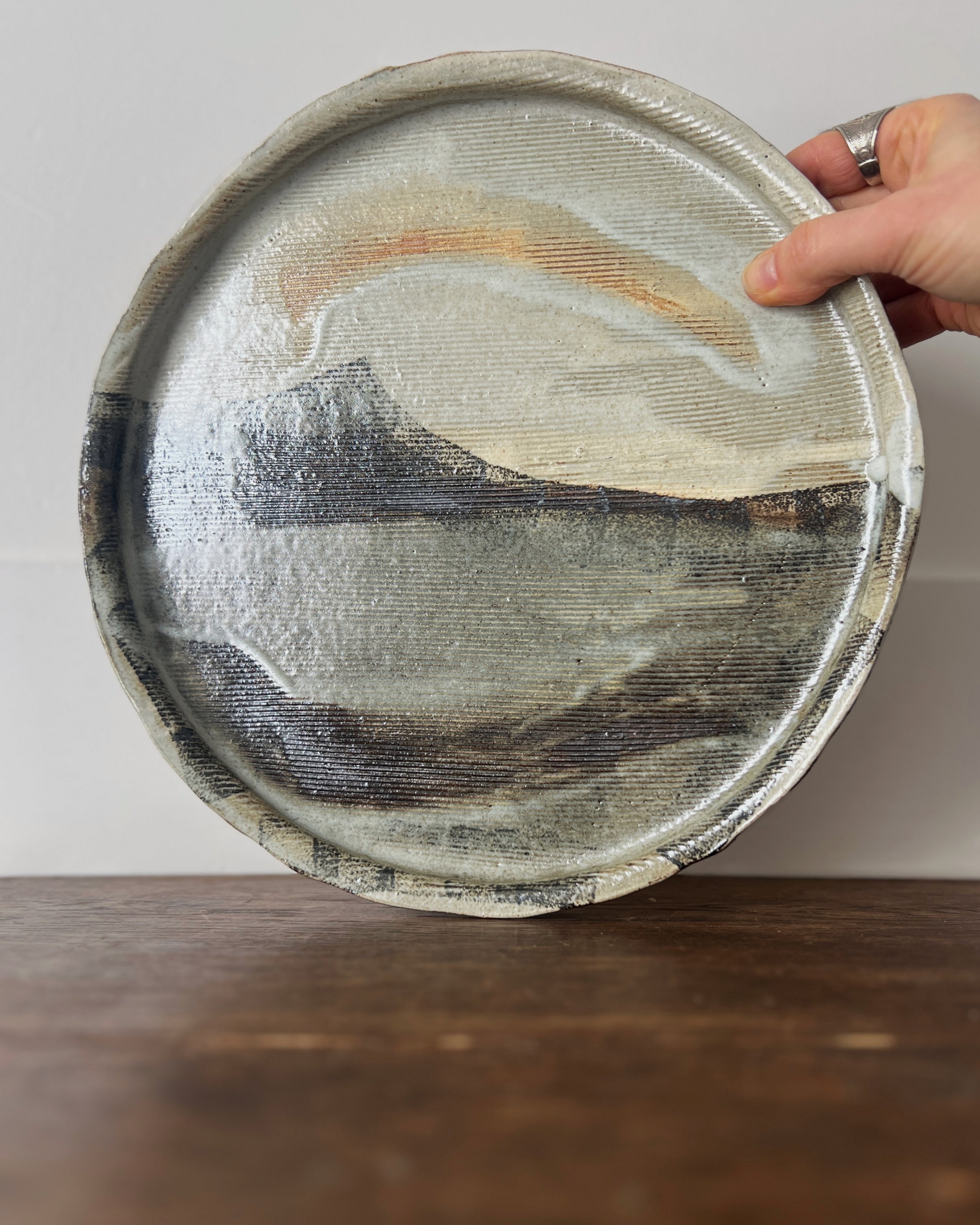 Shigaraki Ware : ceramic plate