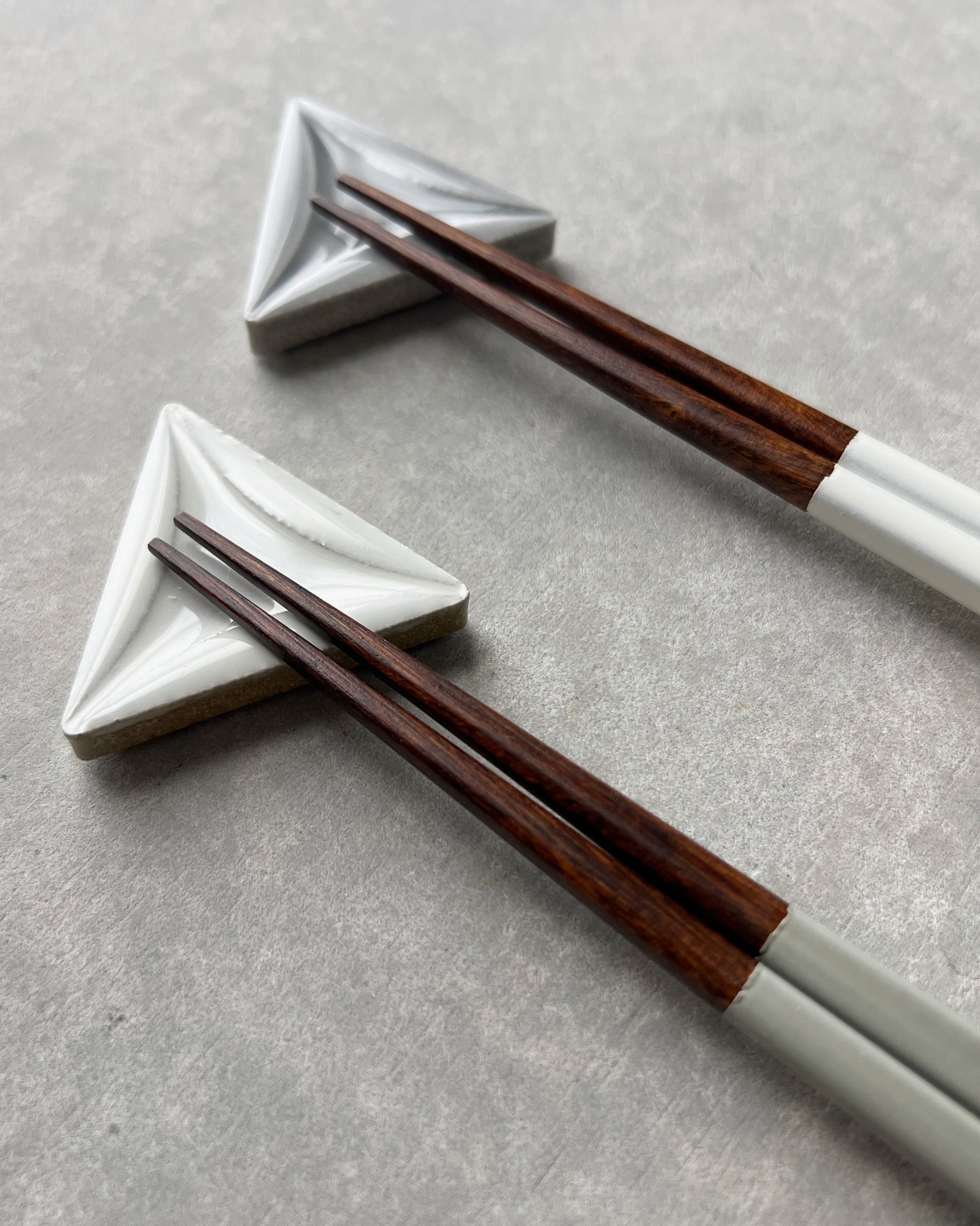 boxed chopstick & porcelain rest set