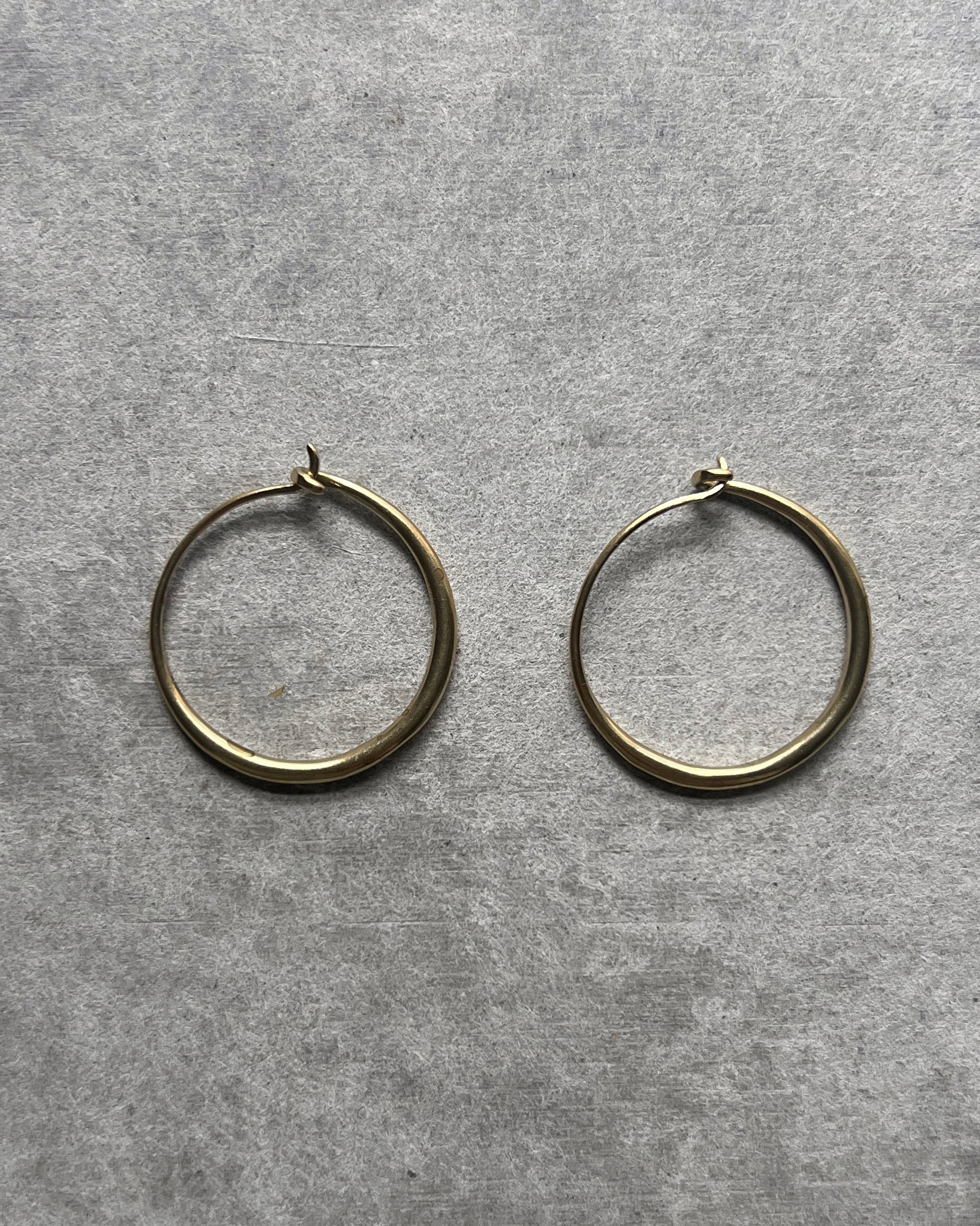 stacey vickery : brass hoops
