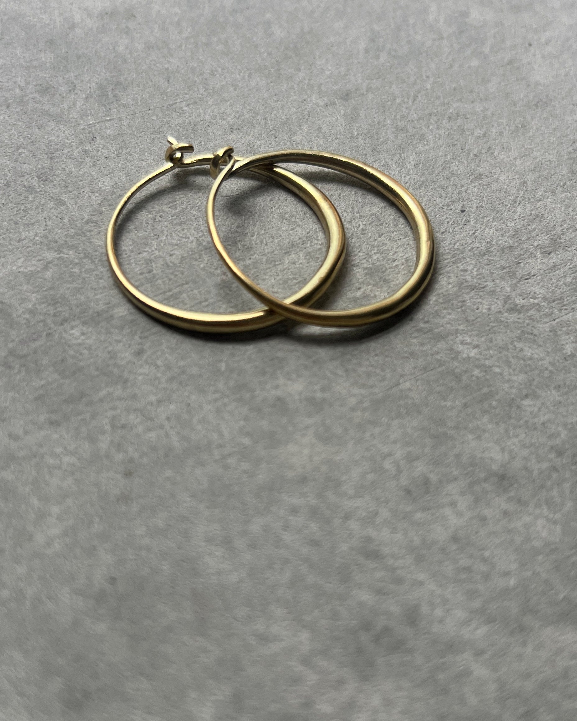 stacey vickery : brass hoops