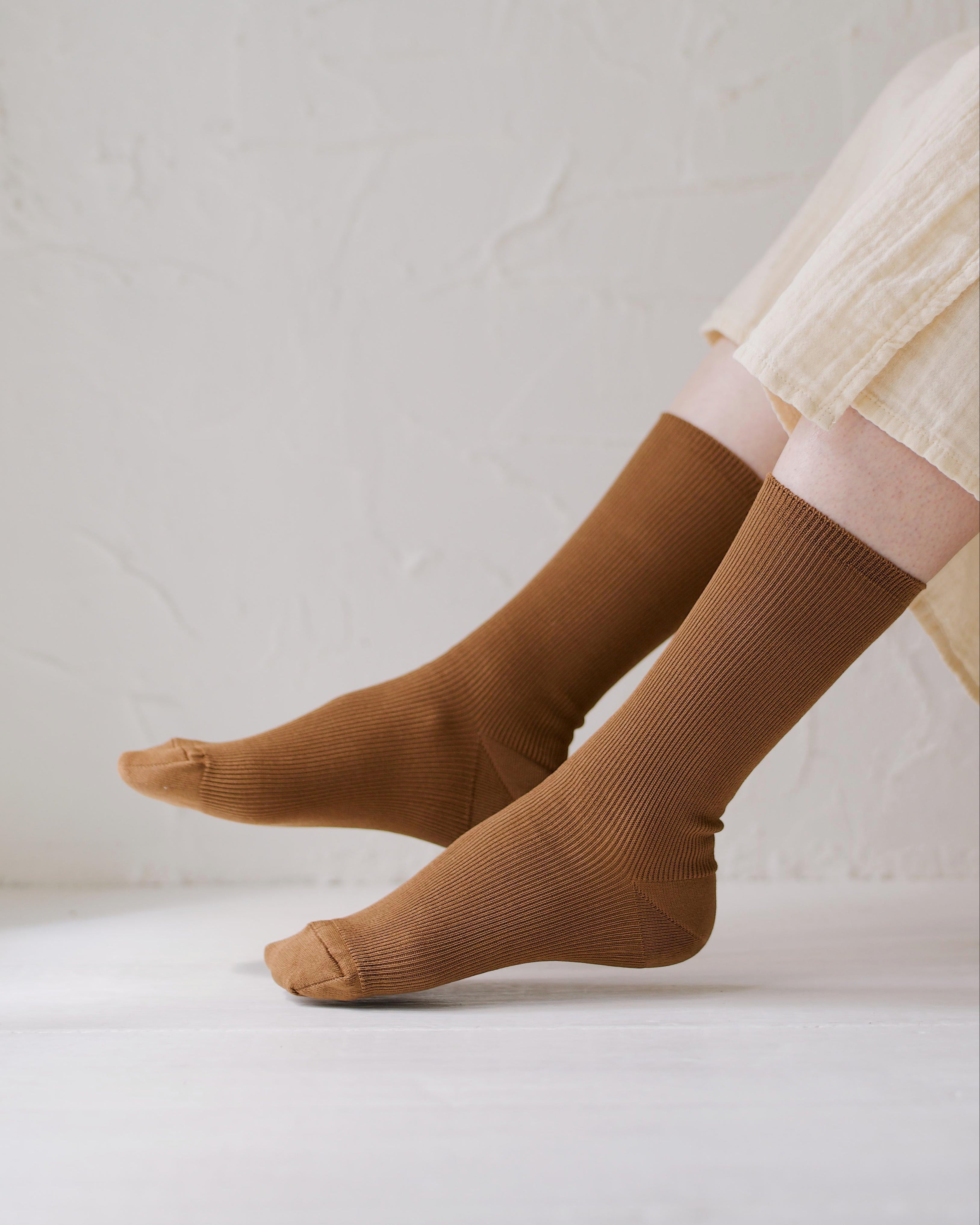 memeri : giza cotton ribbed socks