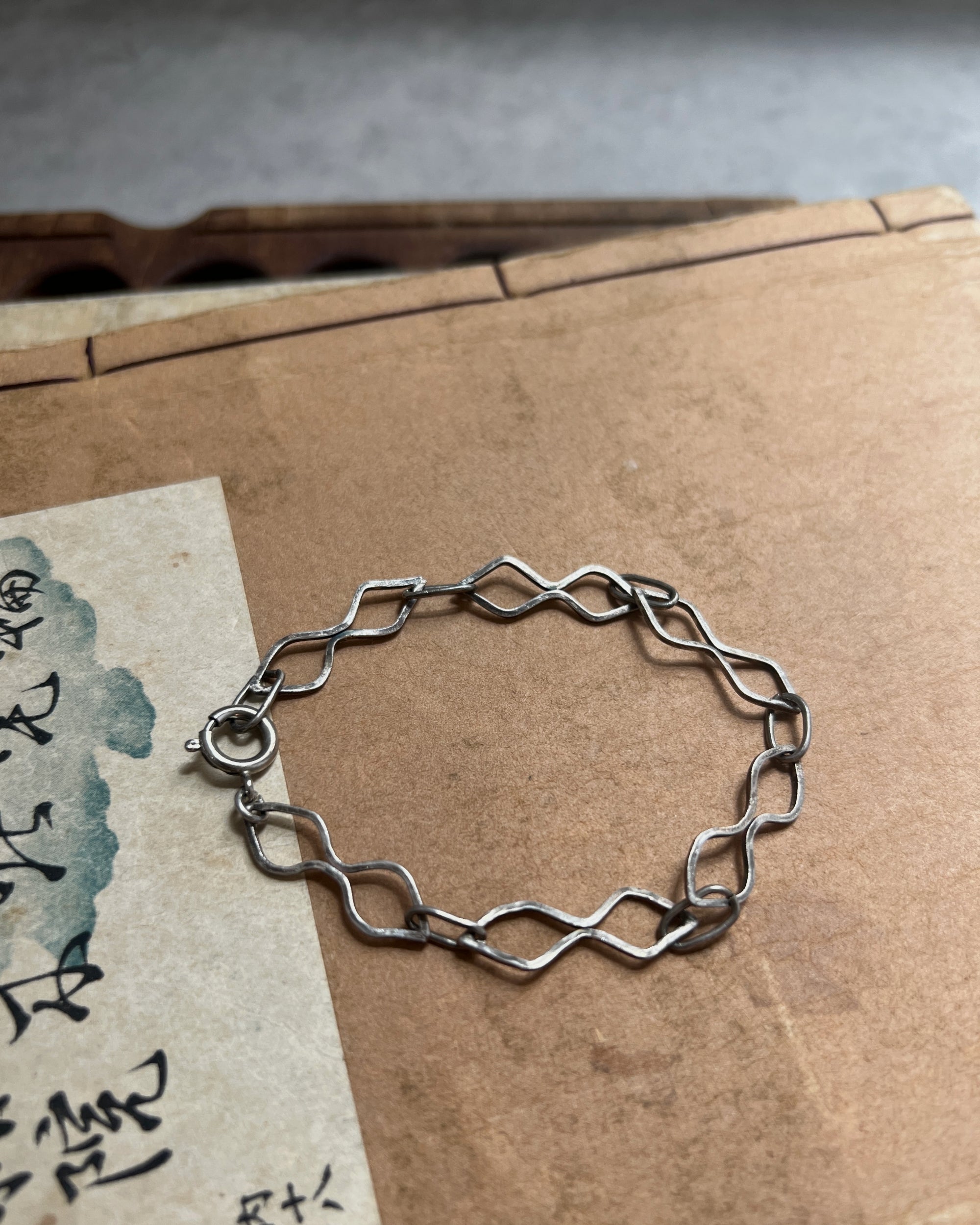 modern marcel : vintage silver bracelet