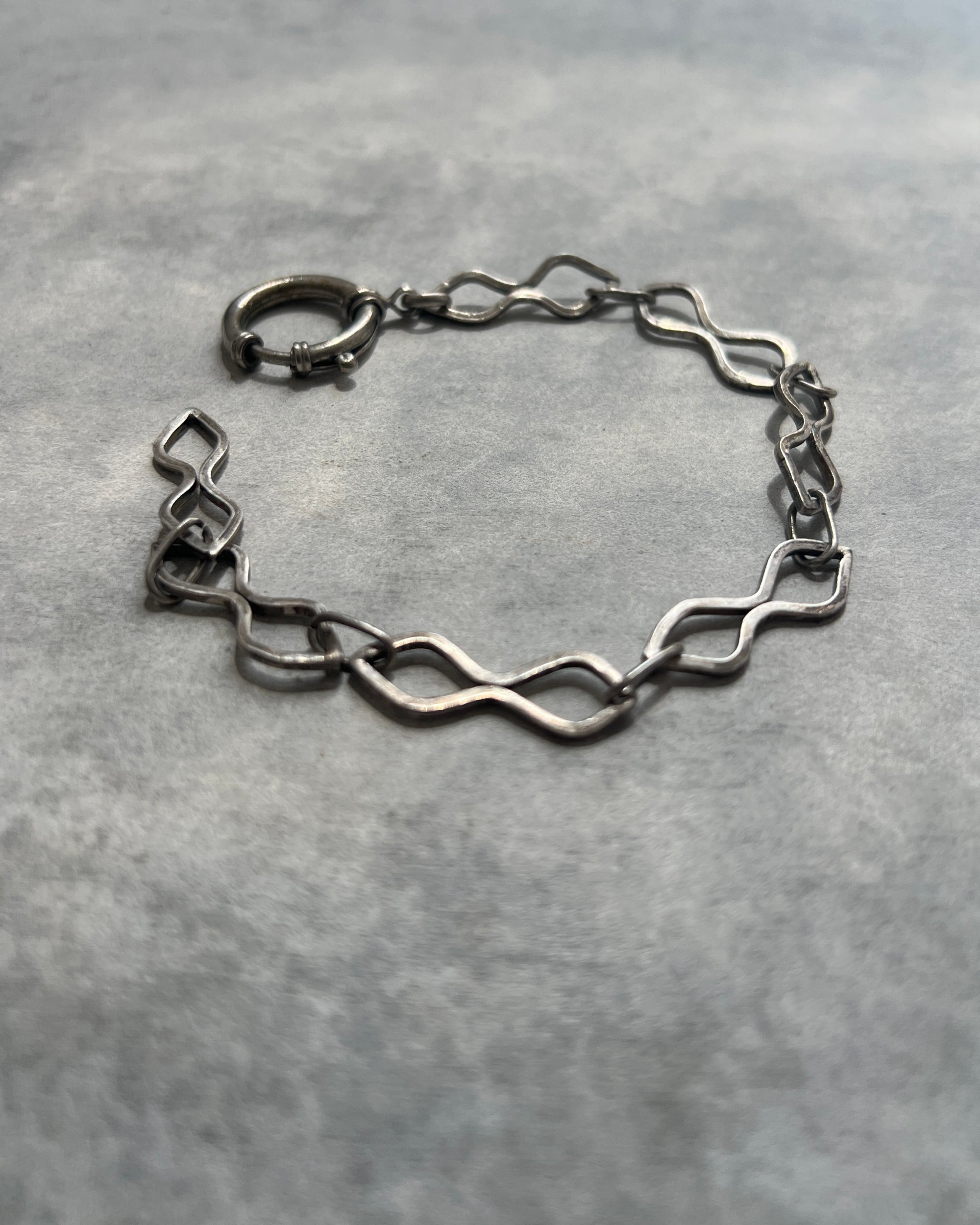 modern marcel : vintage silver bracelet