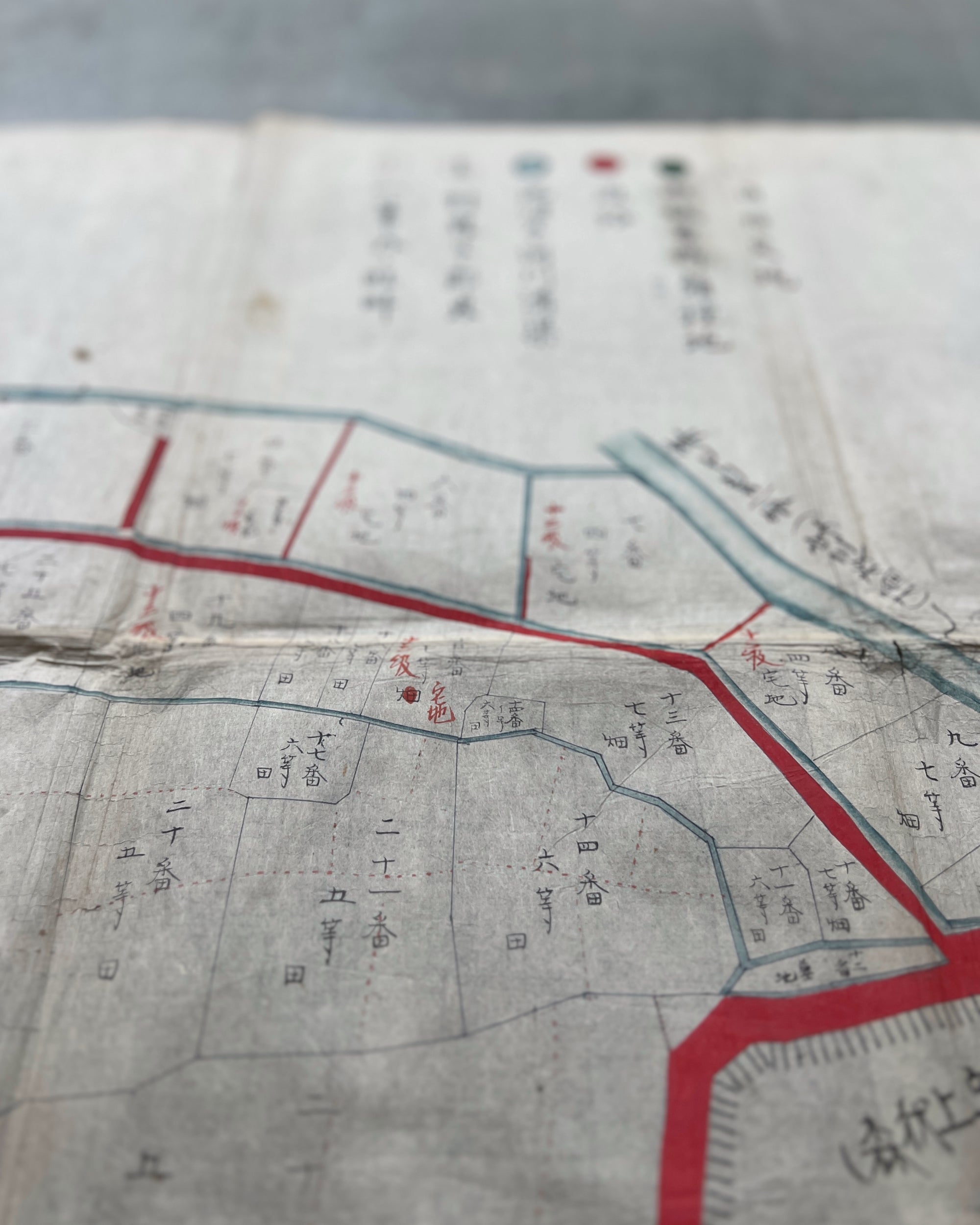 antique japanese map : ni