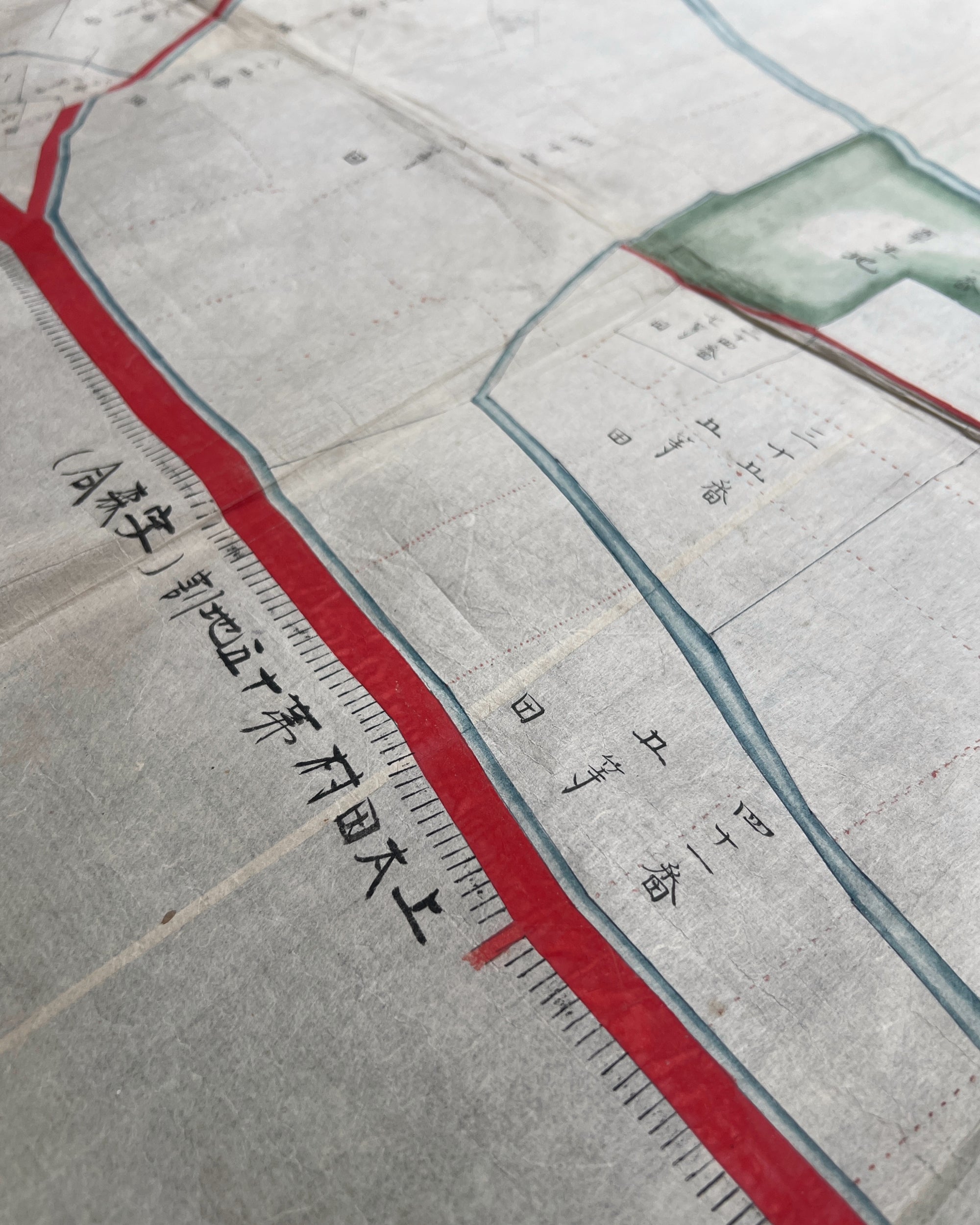 antique japanese map : ni