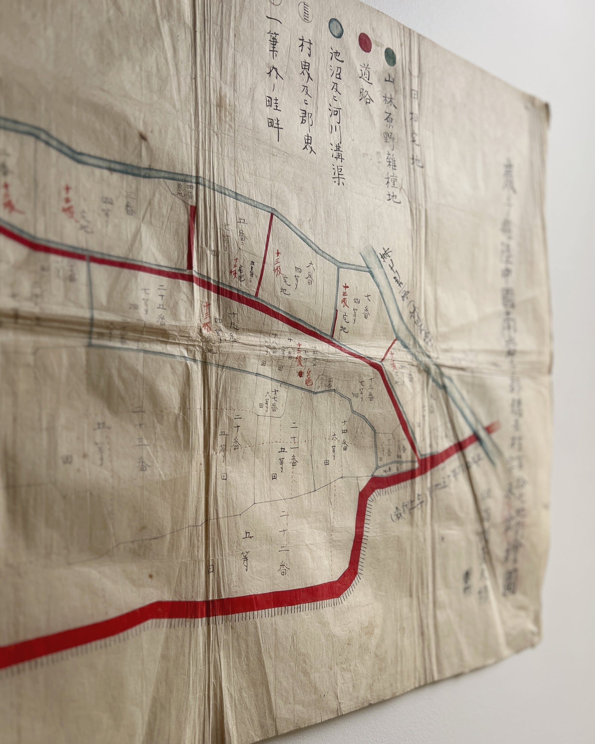 antique japanese map : ni