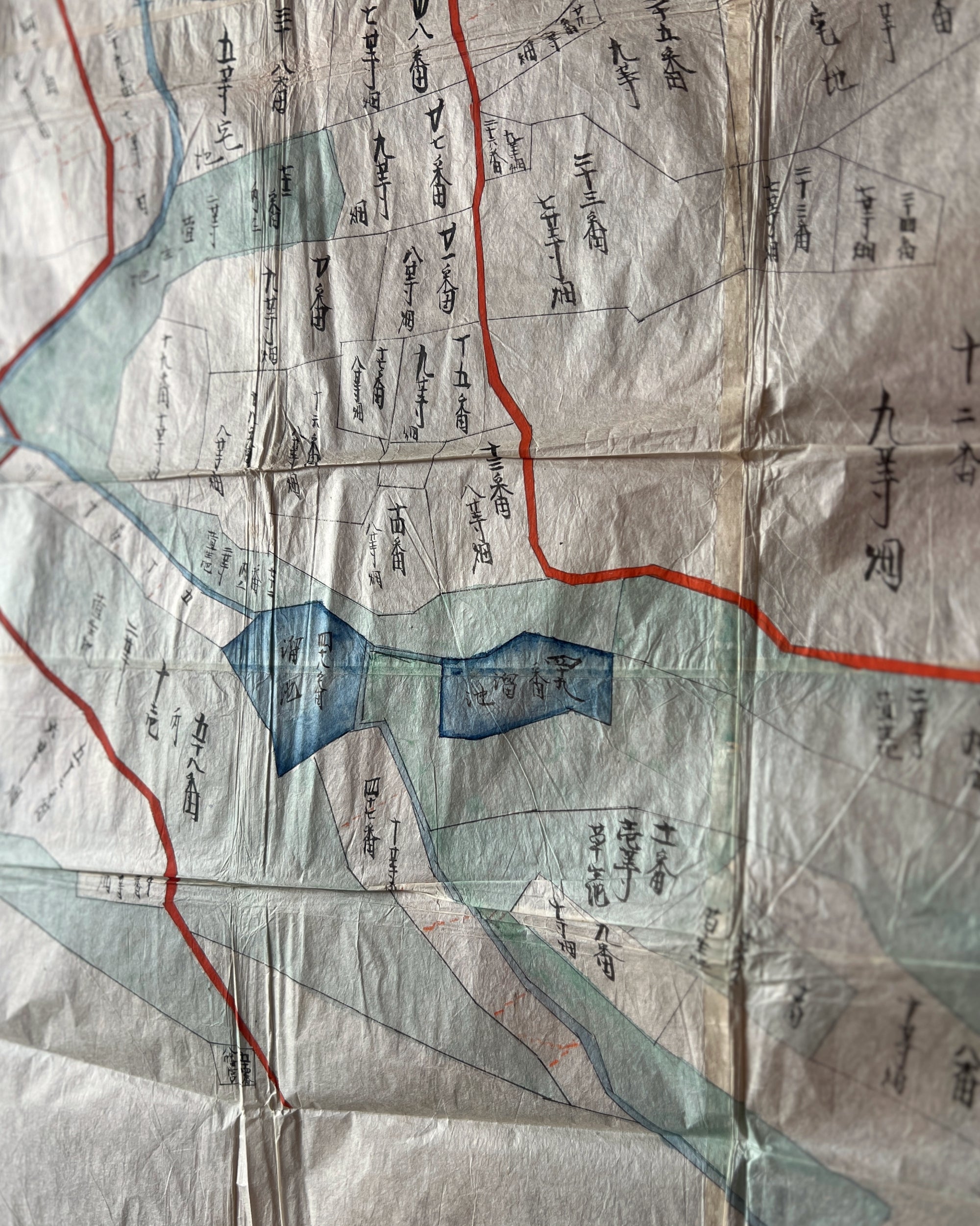 antique japanese map : ichi