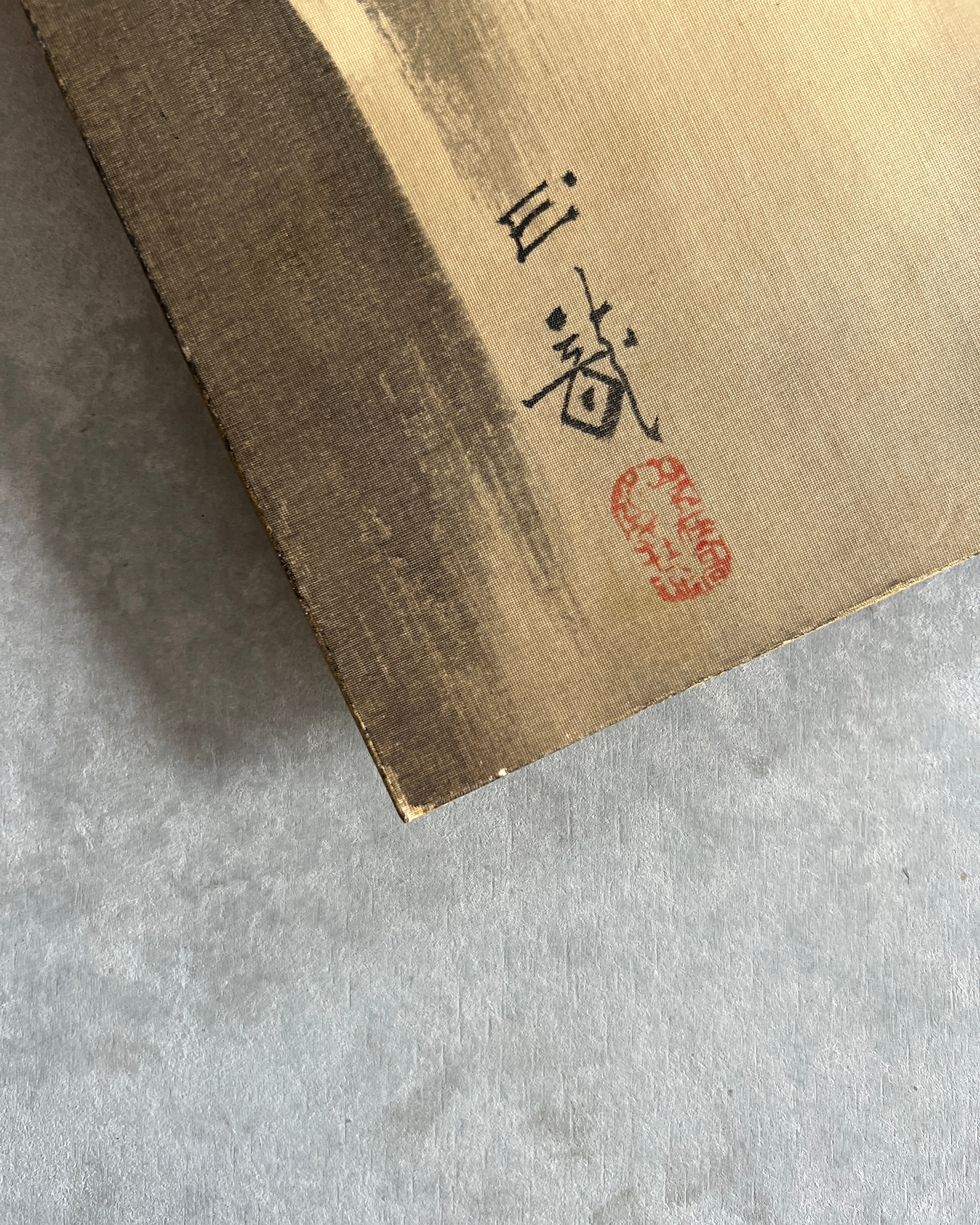 vintage shikishi : waterfall