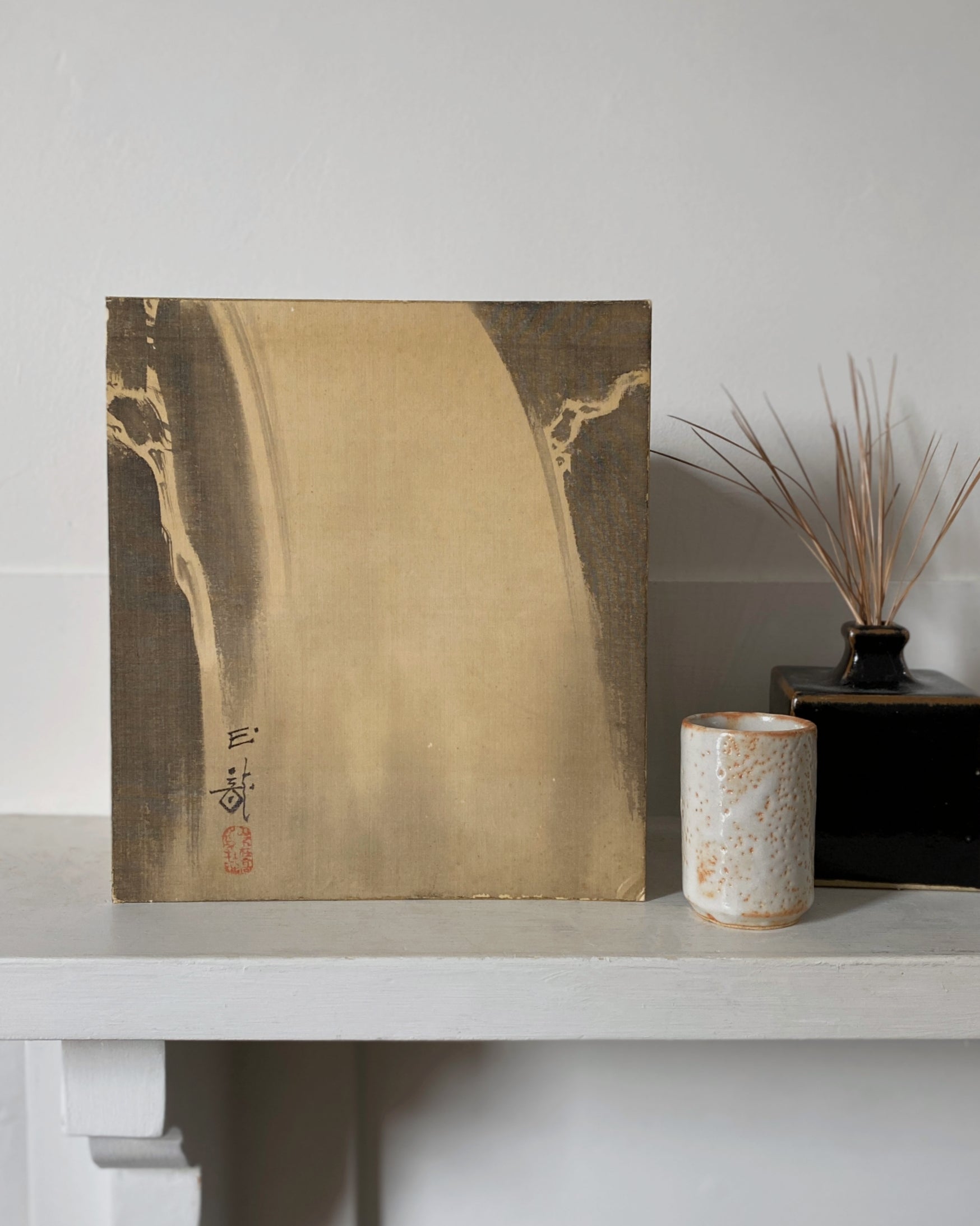vintage shikishi : waterfall