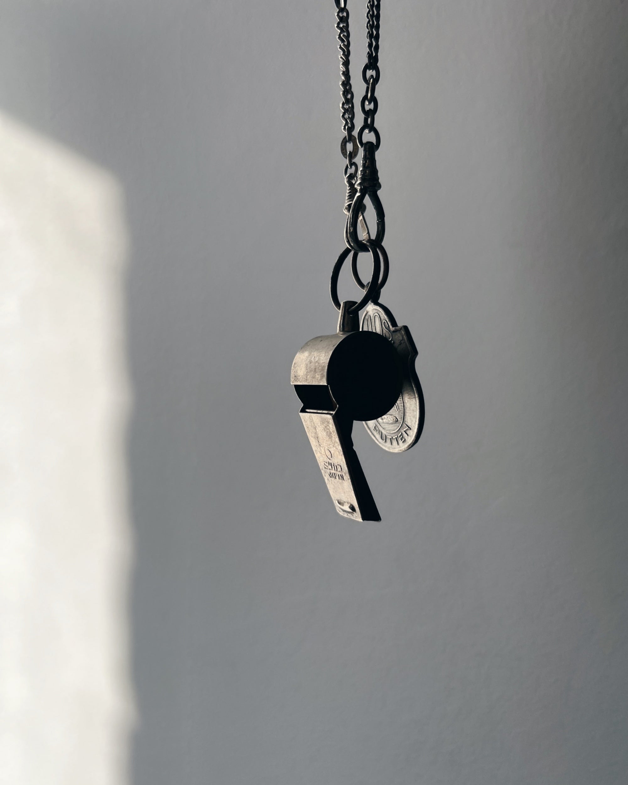 modern marcel : vintage whistle necklace