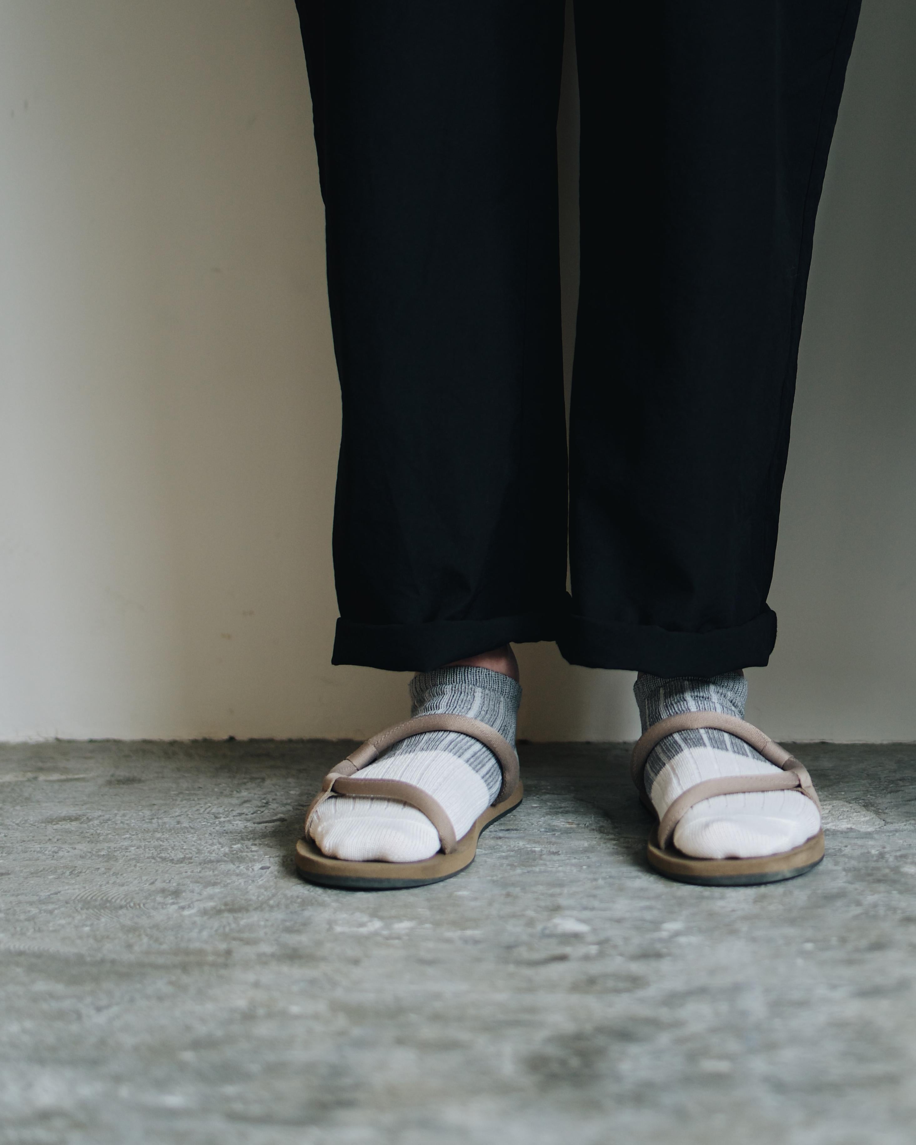 nishiguchi kutsushita : boston linen cotton anklet sock