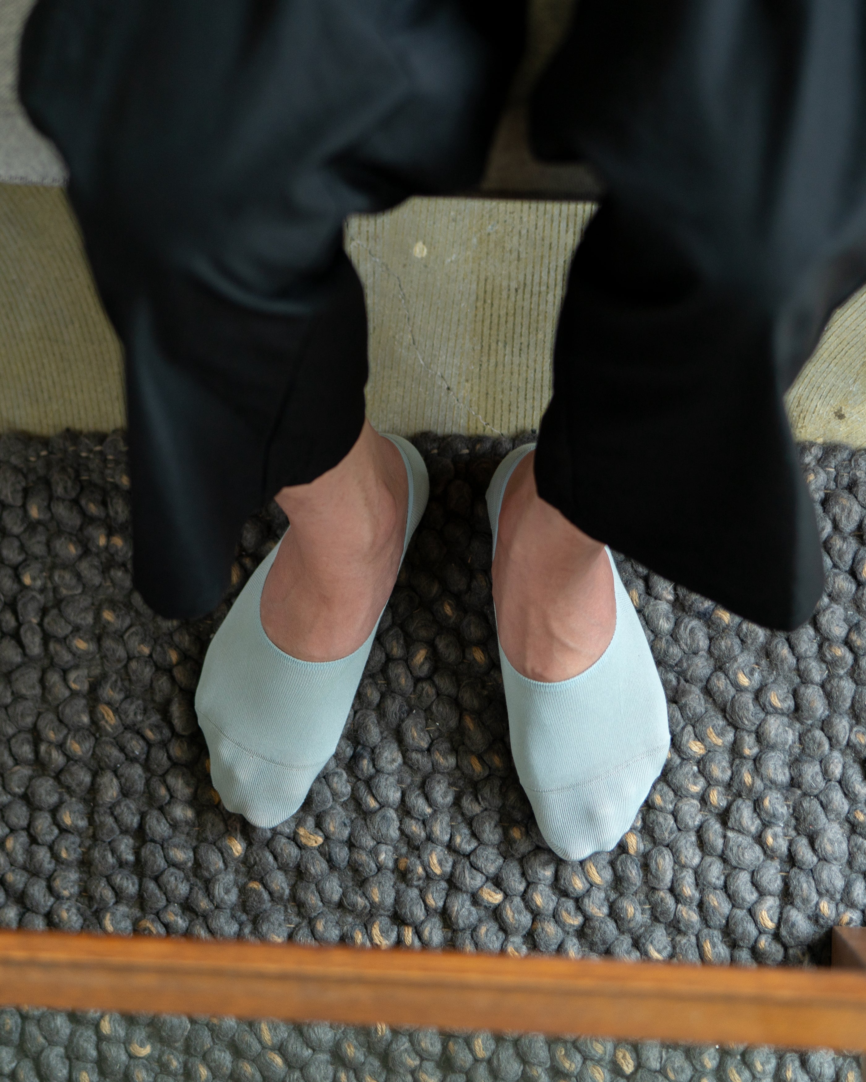 nishiguchi kutsushita : praha high-twist cotton no show liners