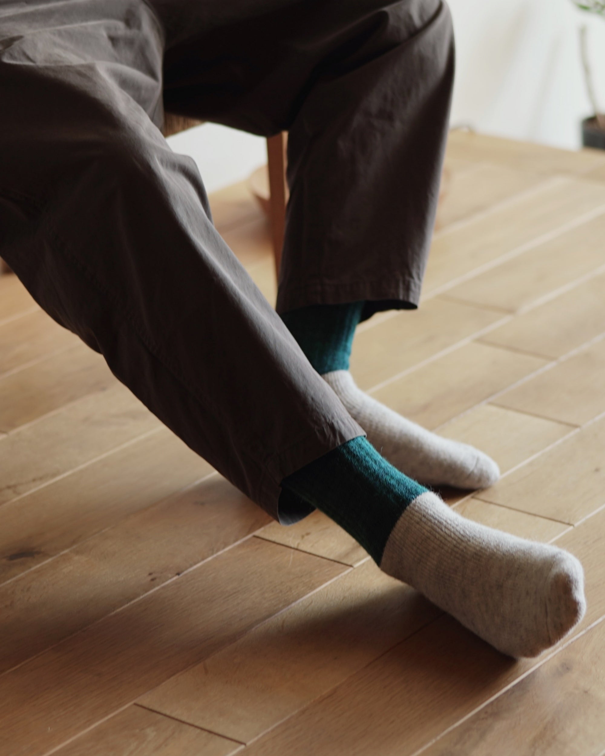 nishiguchi kutsushita : oslo mohair wool pile sock