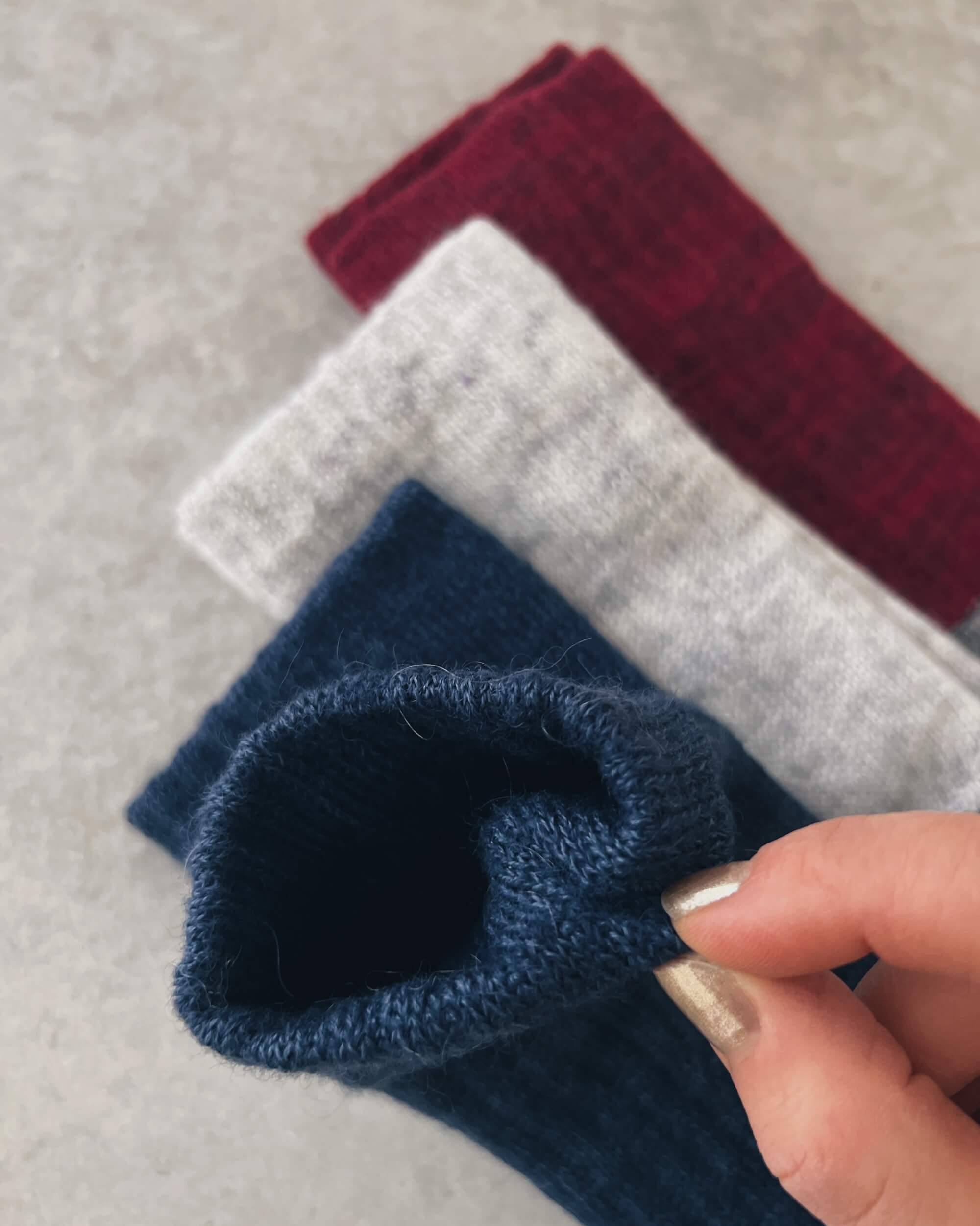 nishiguchi kutsushita : oslo mohair wool pile sock