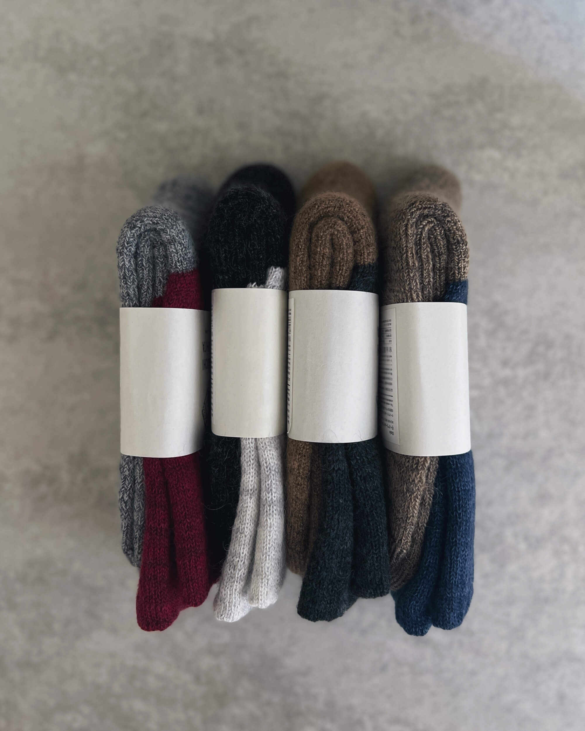 nishiguchi kutsushita : oslo mohair wool pile sock