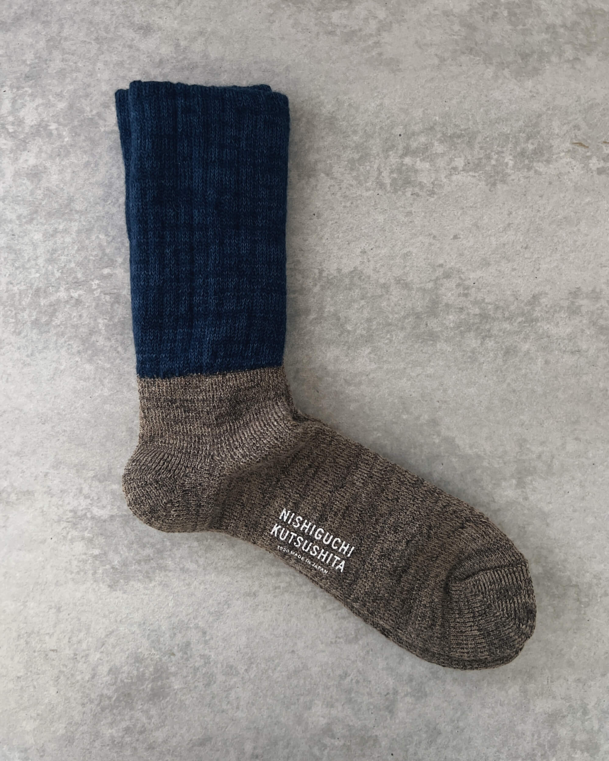 nishiguchi kutsushita : oslo mohair wool pile sock
